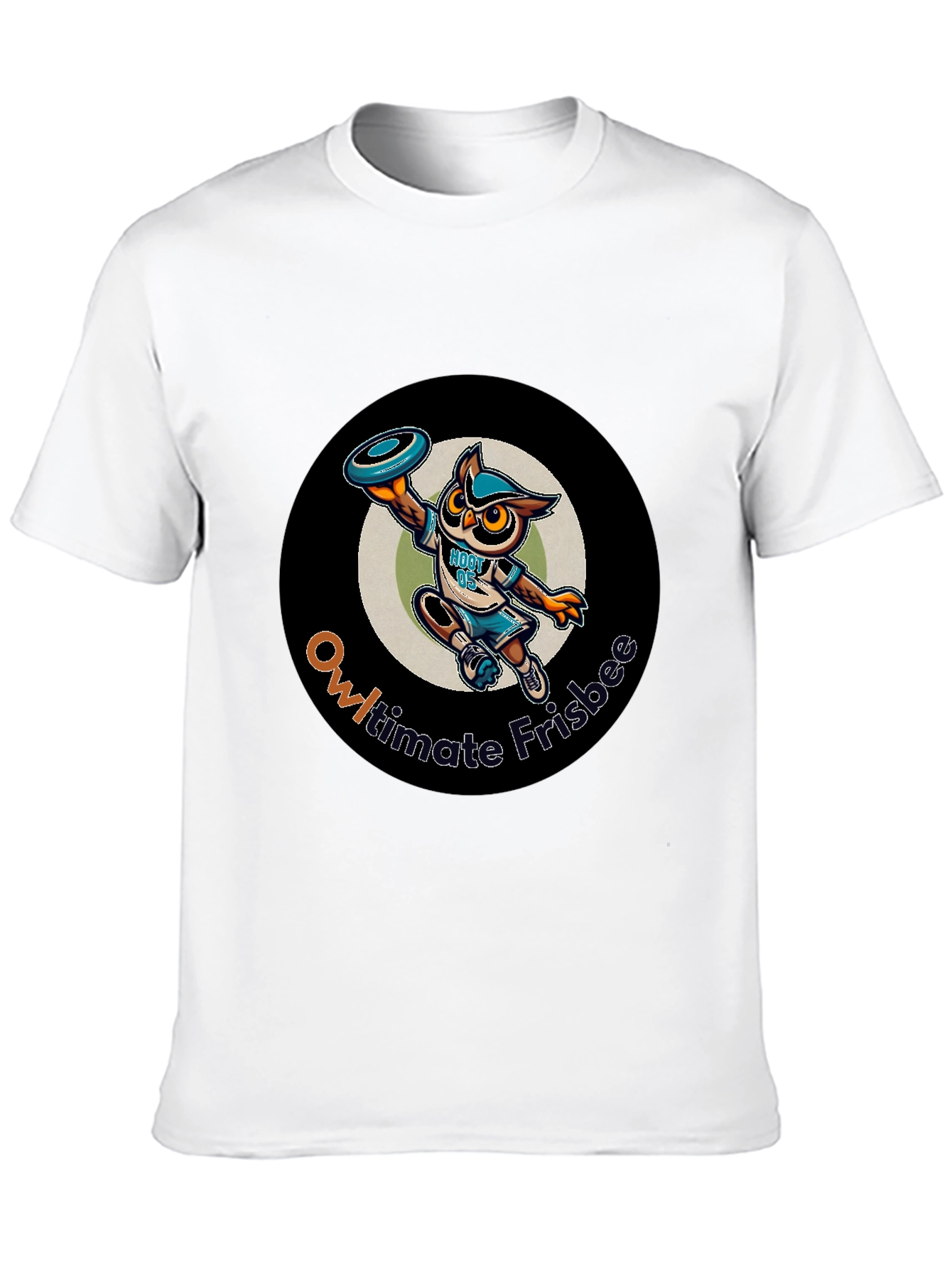Owl-timate Frisbee Graphic T-Shirt