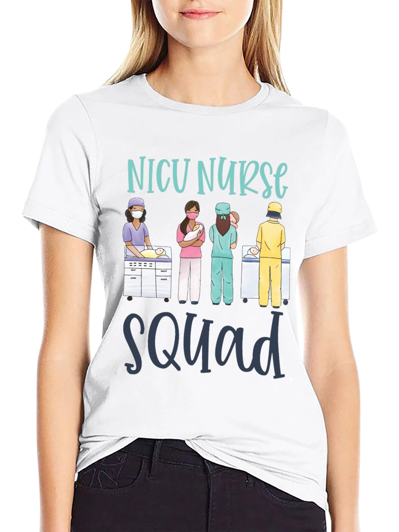 NICU Nurse Squad Graphic T-Shirt