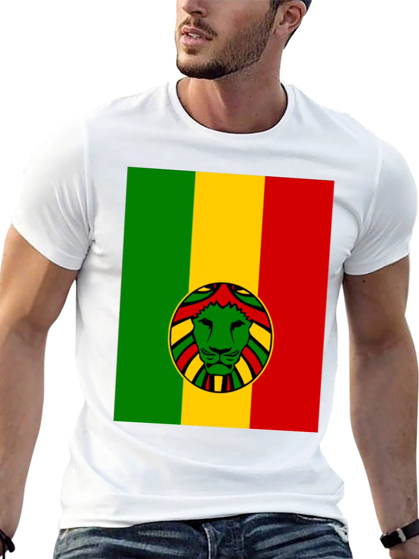 Rasta Lion T-Shirt - Reggae Vibes