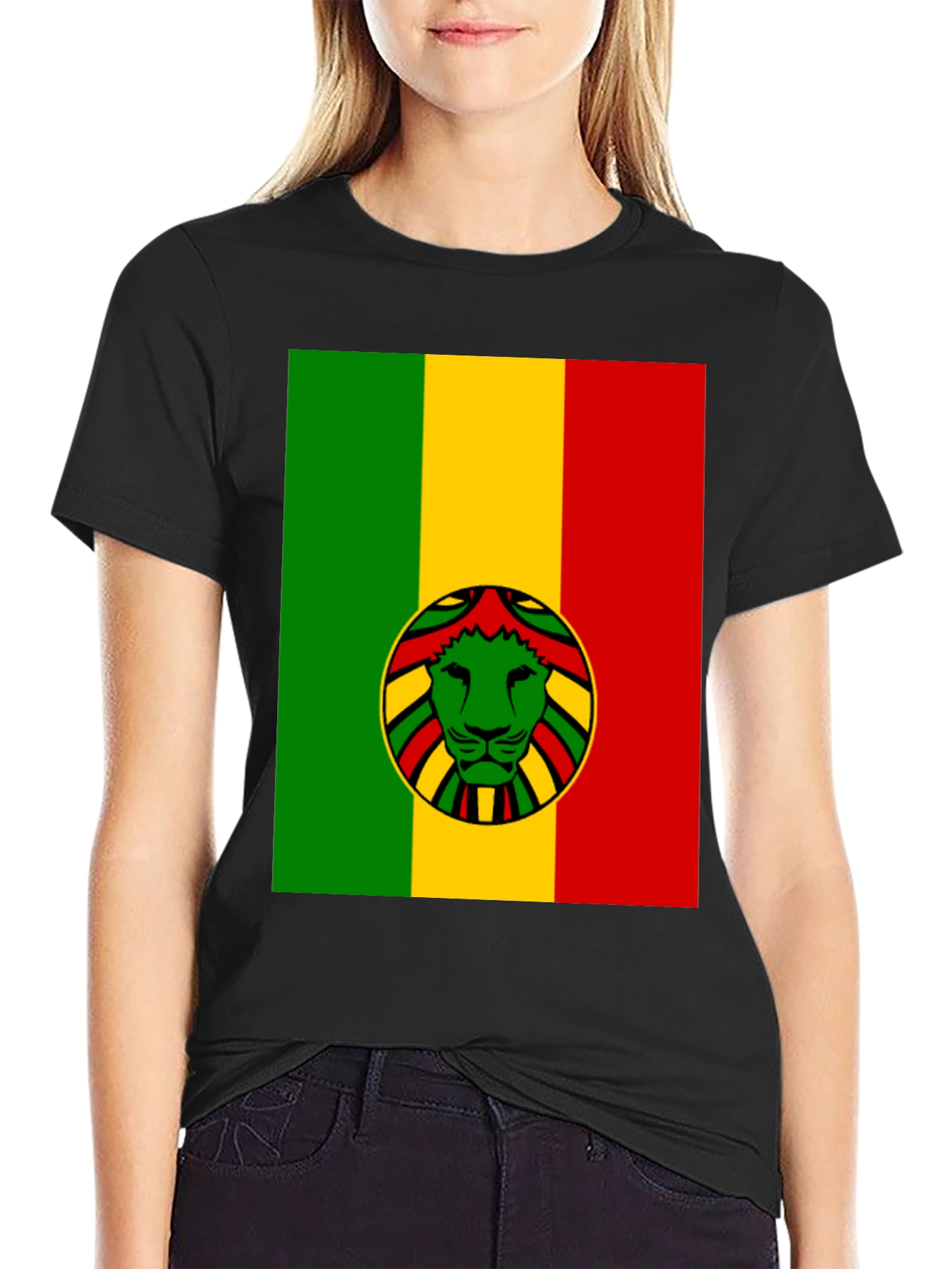 Rasta Lion T-Shirt - Reggae Vibes