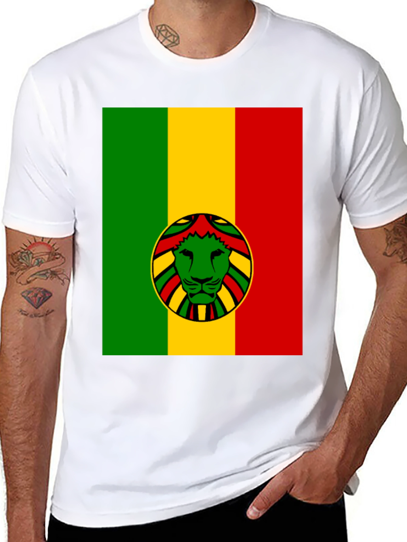 Rasta Lion T-Shirt - Reggae Vibes