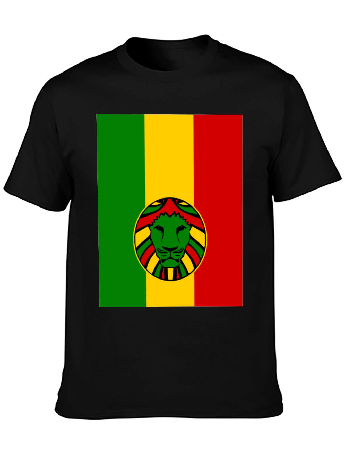 Rasta Lion T-Shirt - Reggae Vibes