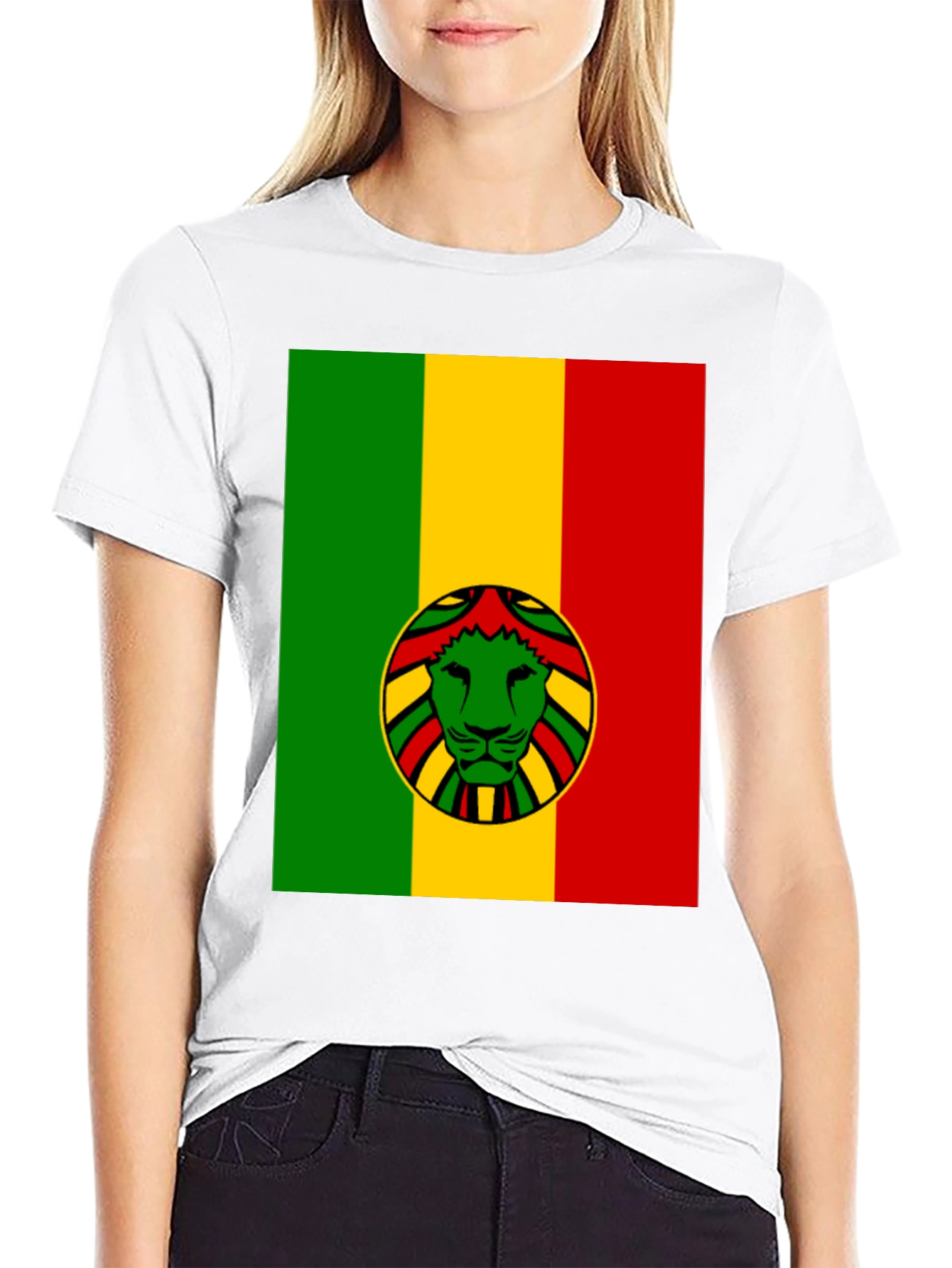 Rasta Lion T-Shirt - Reggae Vibes