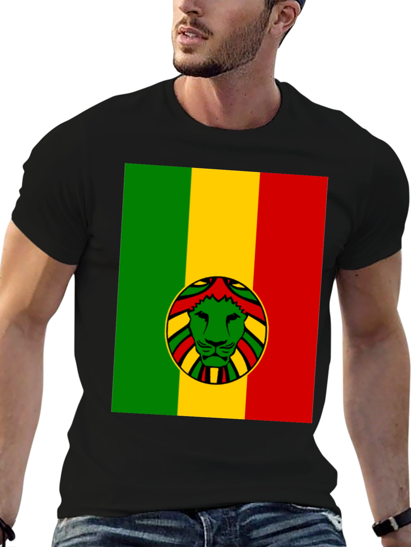 Rasta Lion T-Shirt - Reggae Vibes
