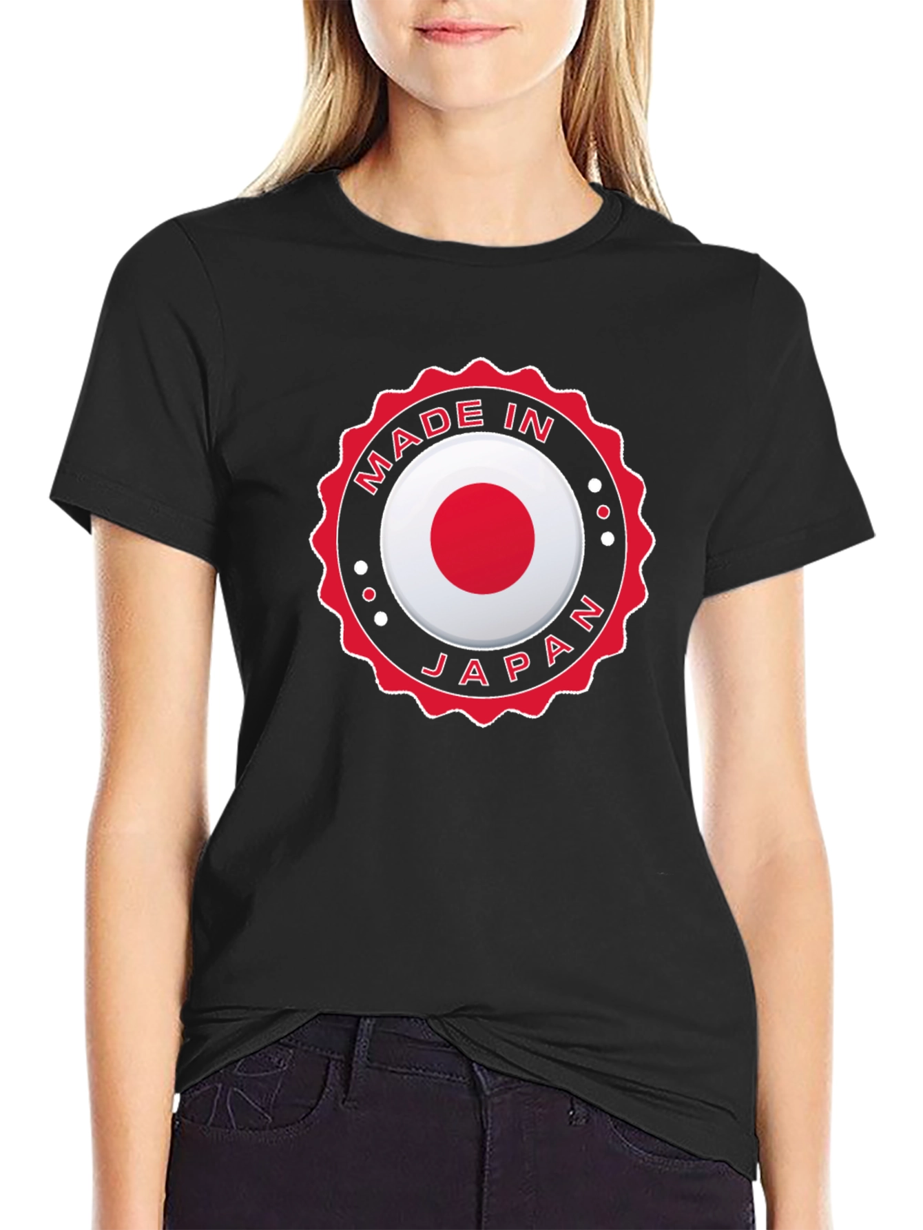 Made in Japan T-Shirt - Japanese Flag Design