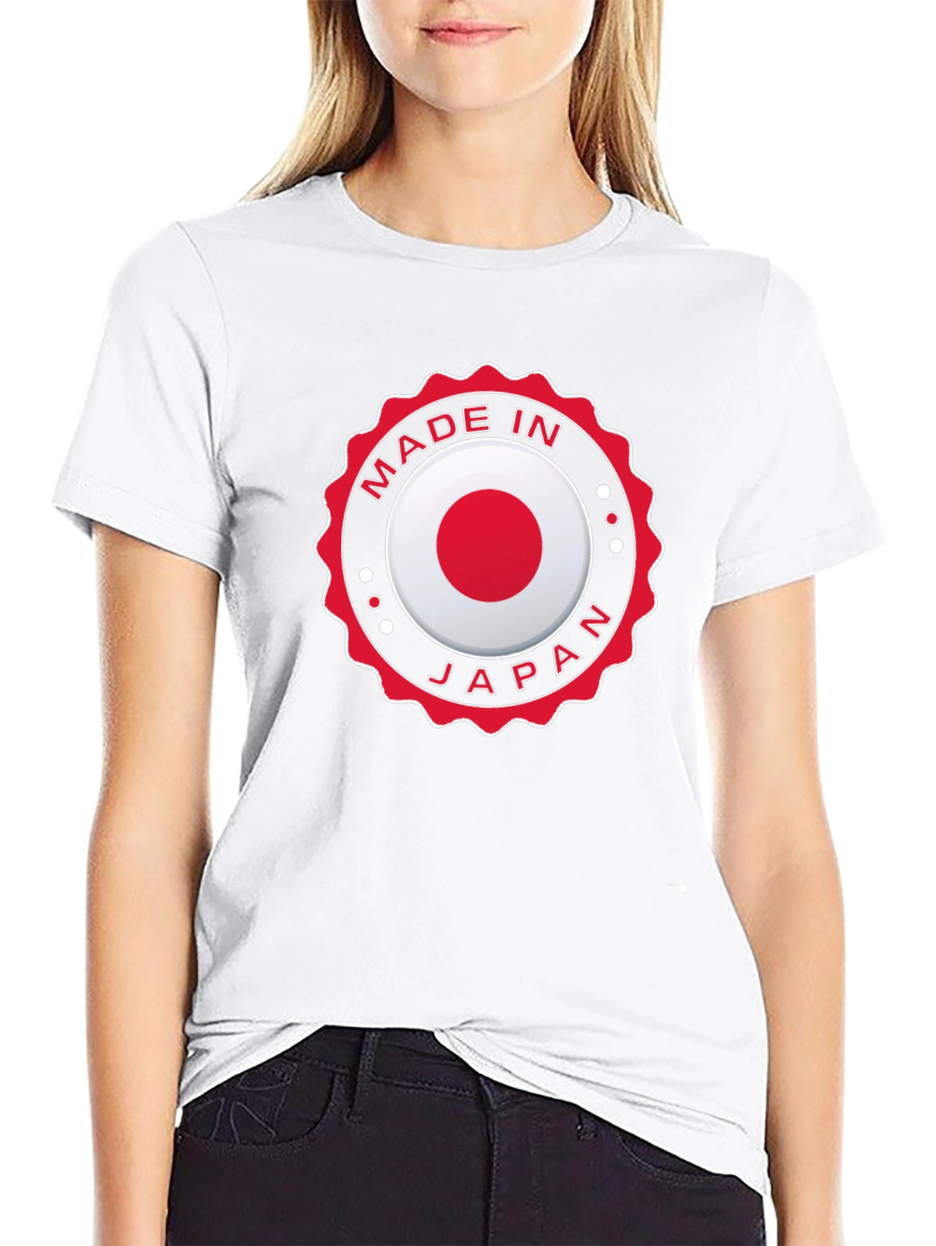 Made in Japan T-Shirt - Japanese Flag Design