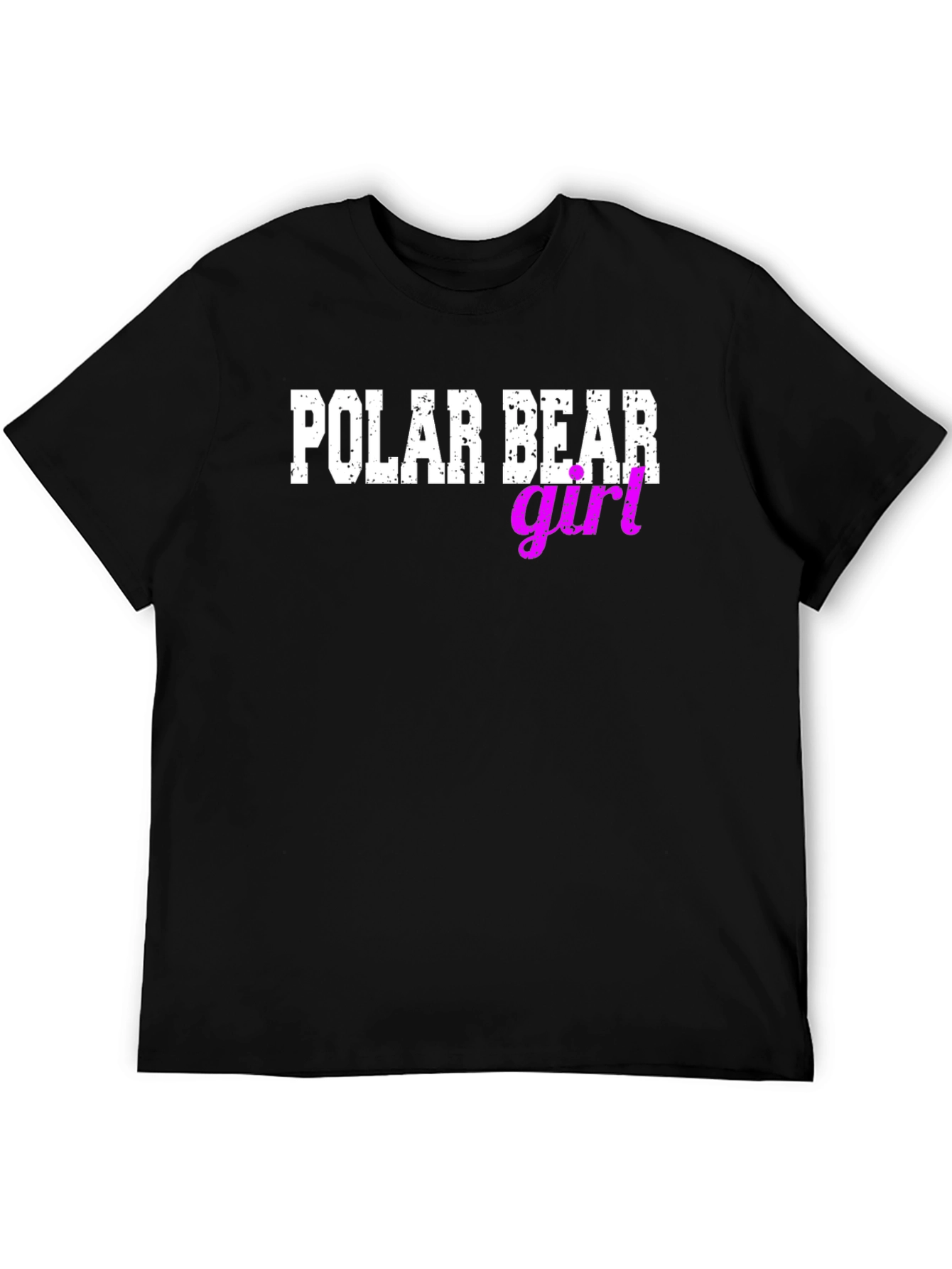 Polar Bear Girl T-Shirt - Stylish Casual Tee