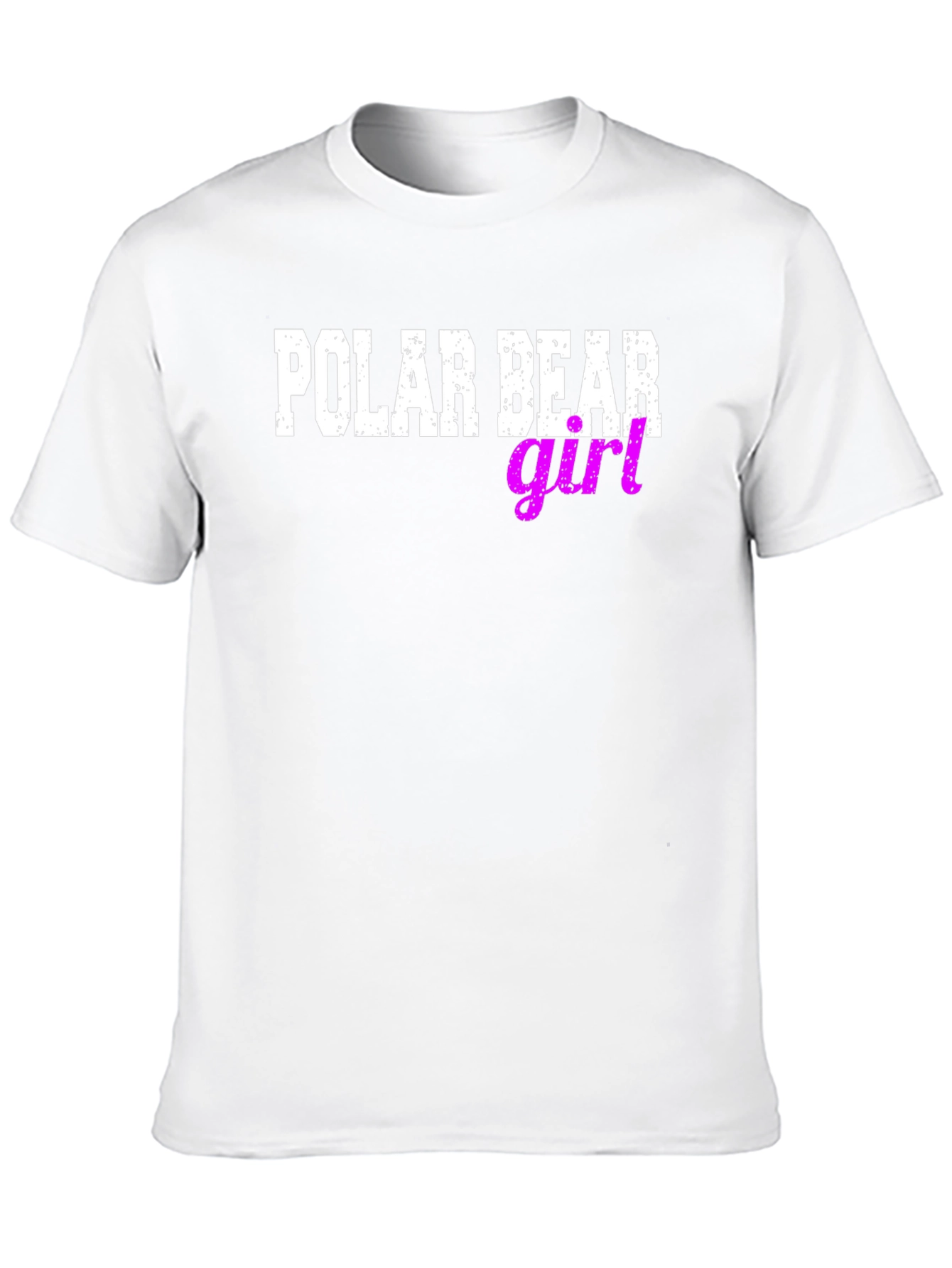 Polar Bear Girl T-Shirt - Stylish Casual Tee