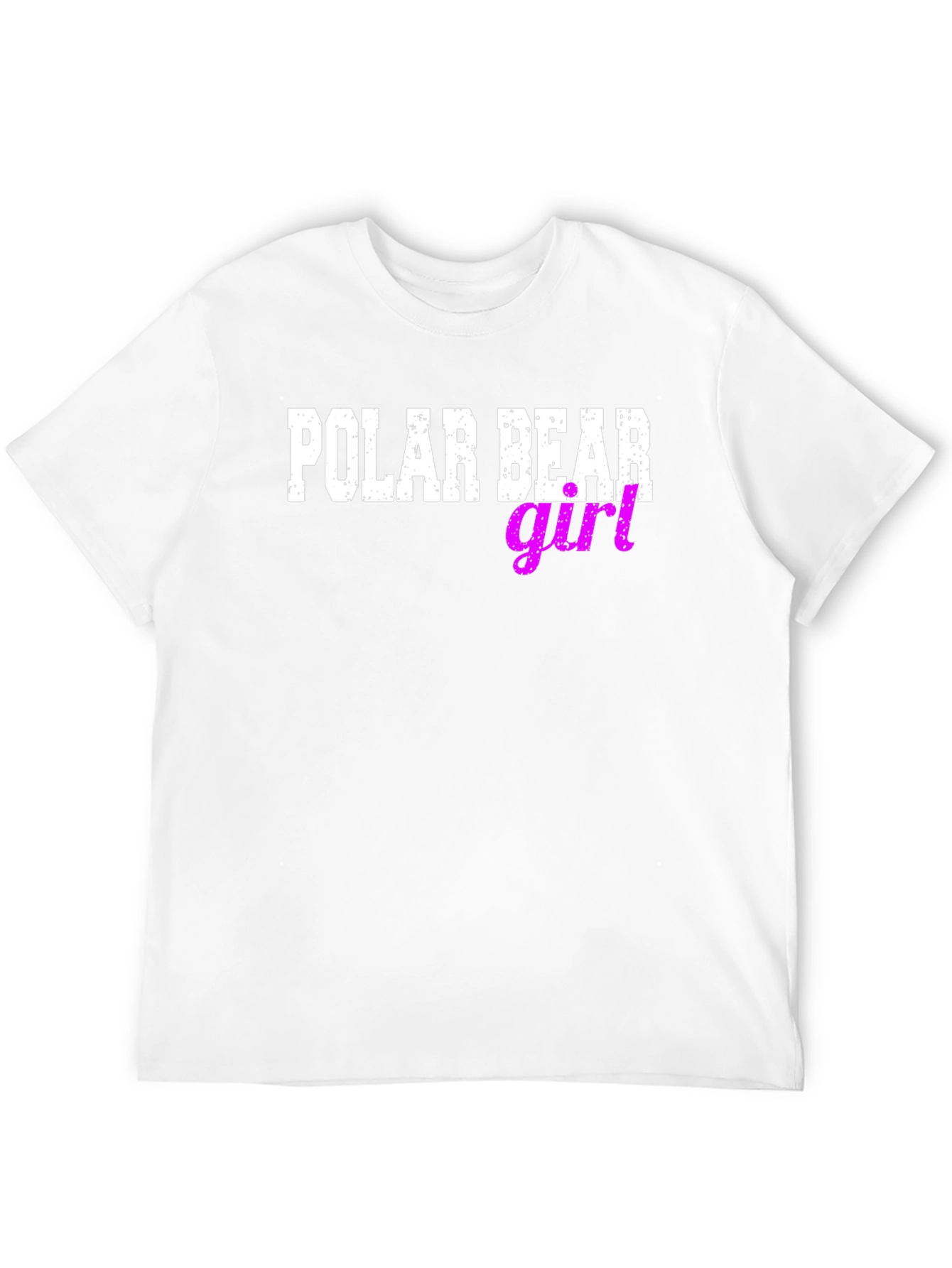 Polar Bear Girl T-Shirt - Stylish Casual Tee