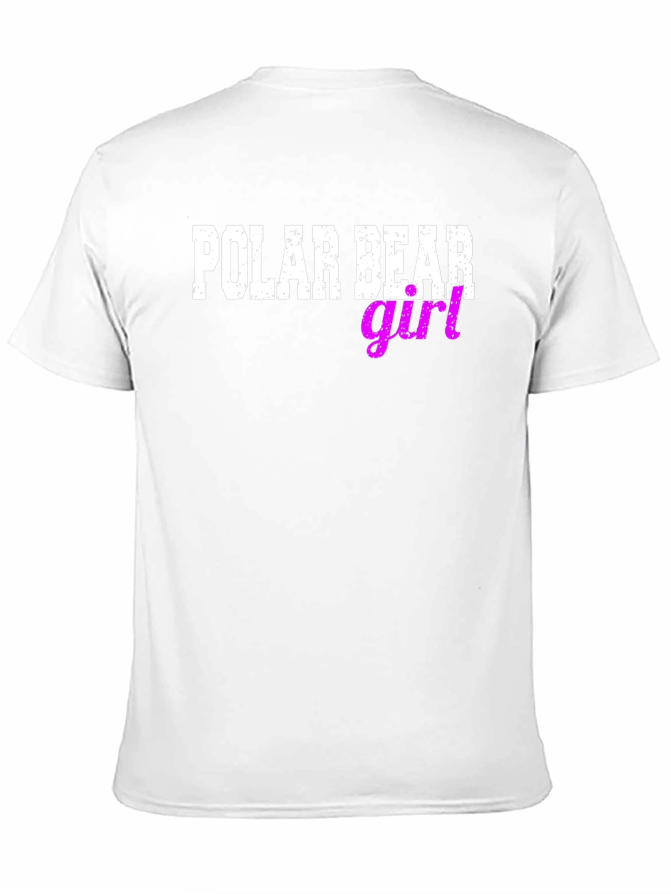 Polar Bear Girl T-Shirt - Stylish Casual Tee
