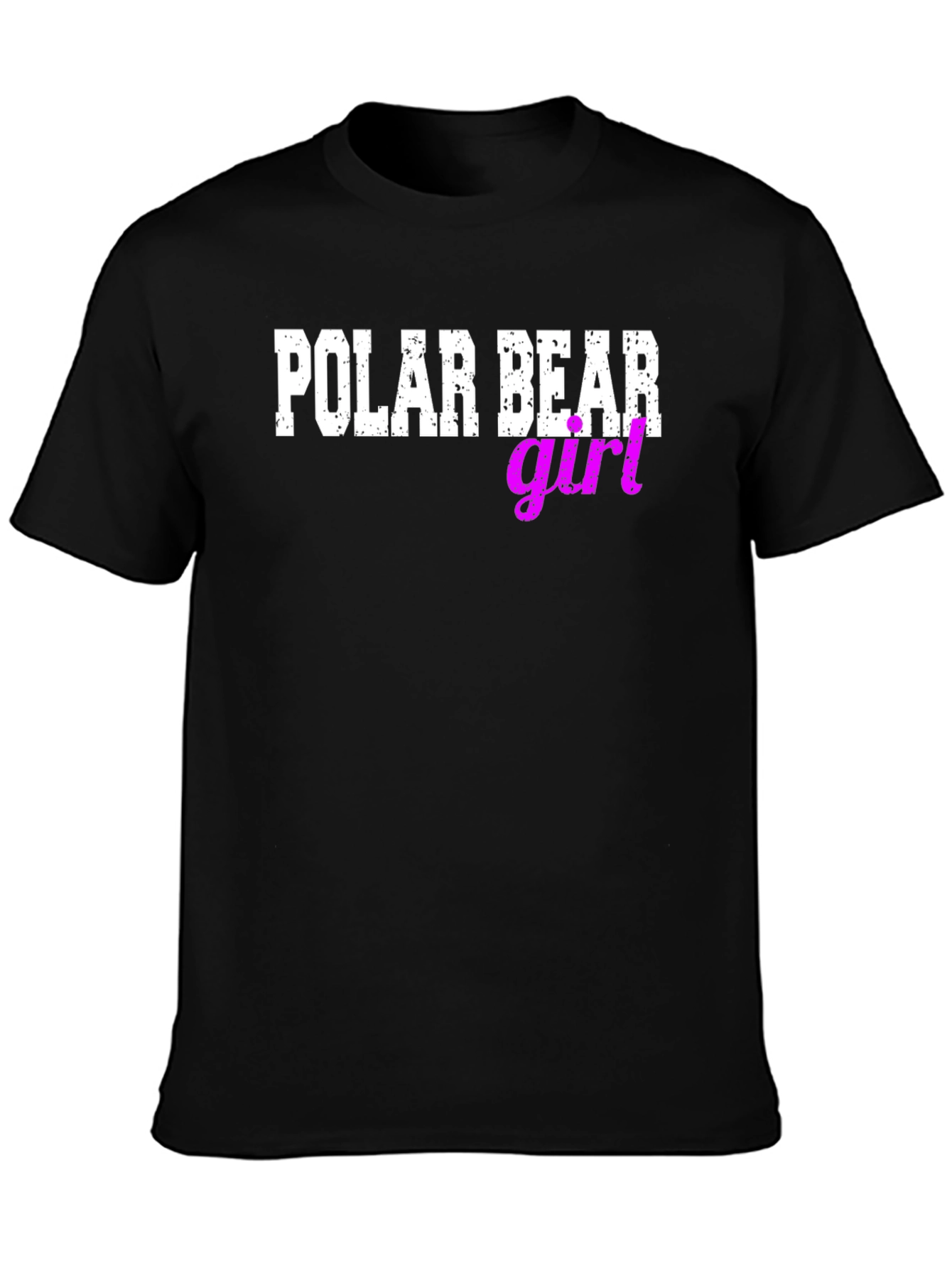 Polar Bear Girl T-Shirt - Stylish Casual Tee