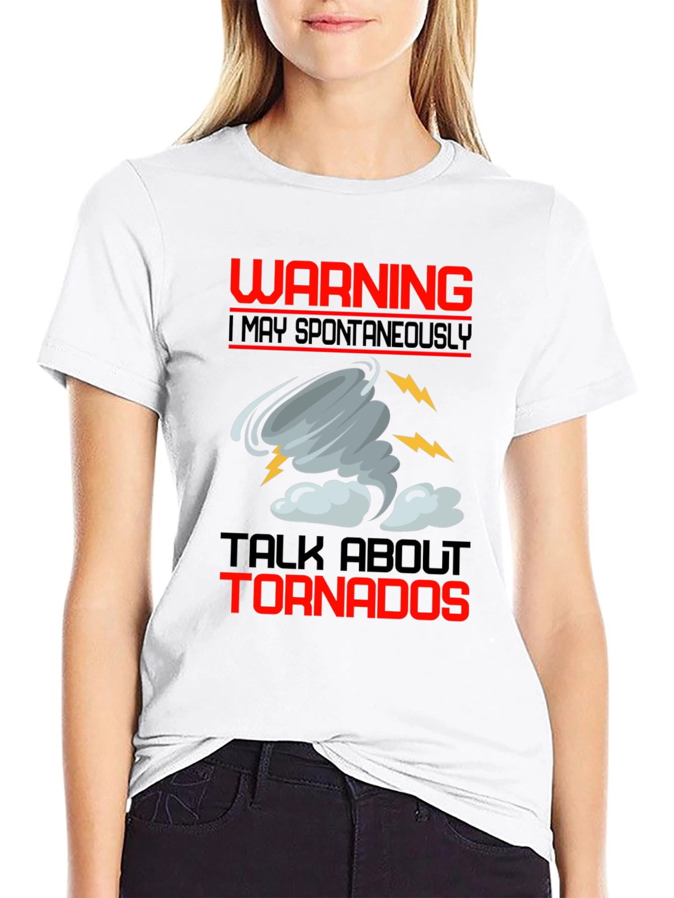 Warning I May Spontaneously Talk About Tornadoes T-Shirt