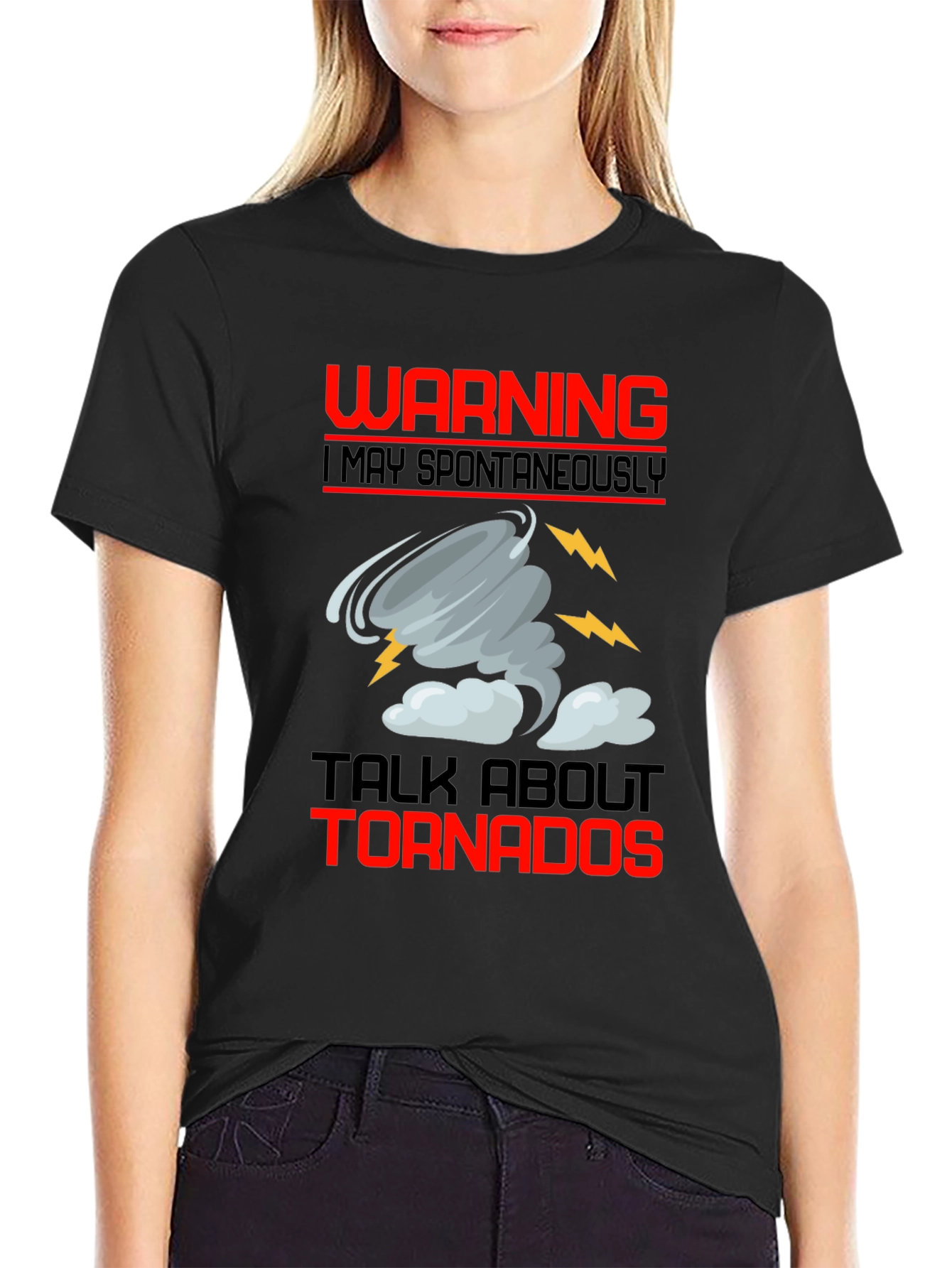 Warning I May Spontaneously Talk About Tornadoes T-Shirt