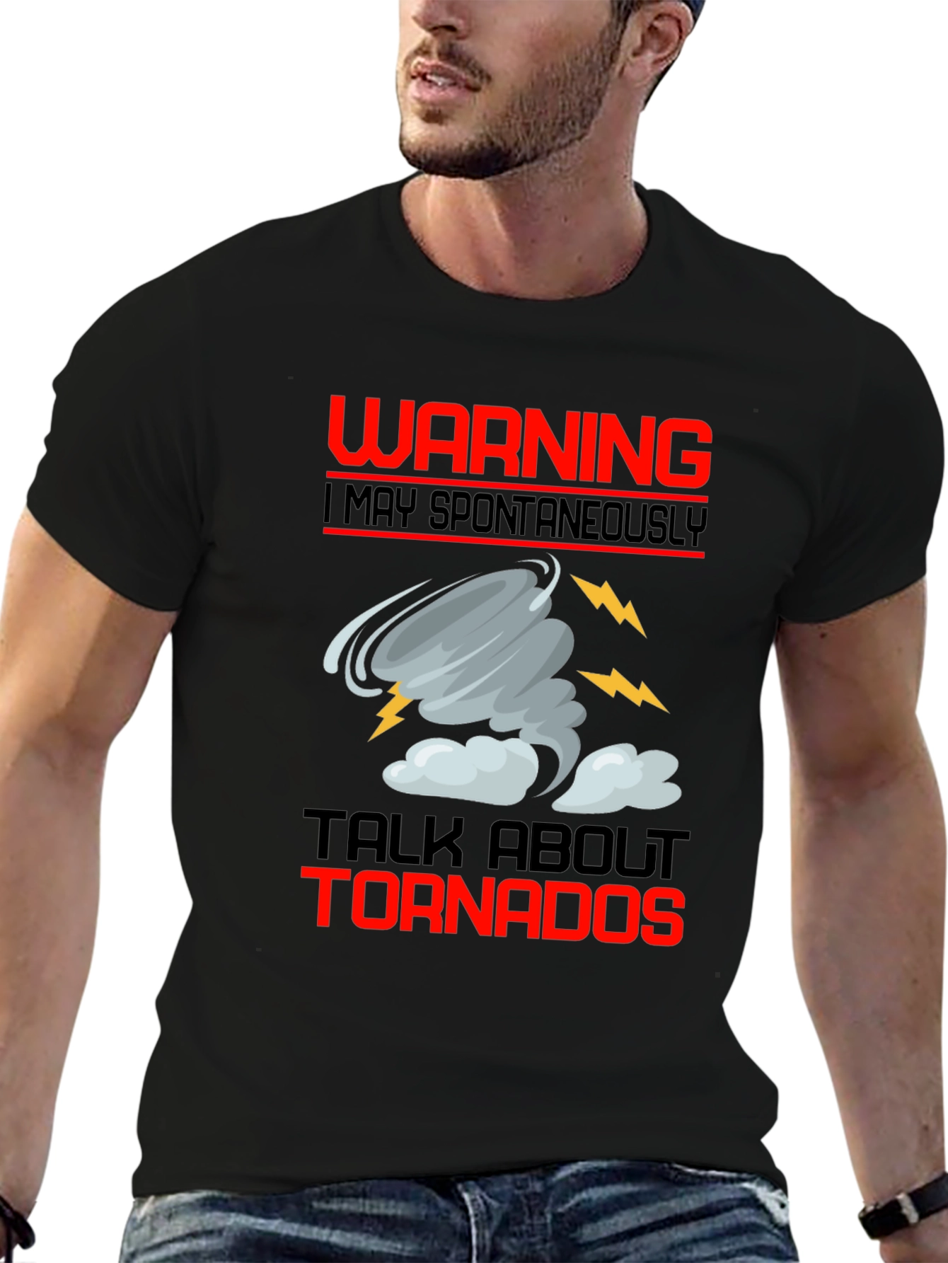 Warning I May Spontaneously Talk About Tornadoes T-Shirt