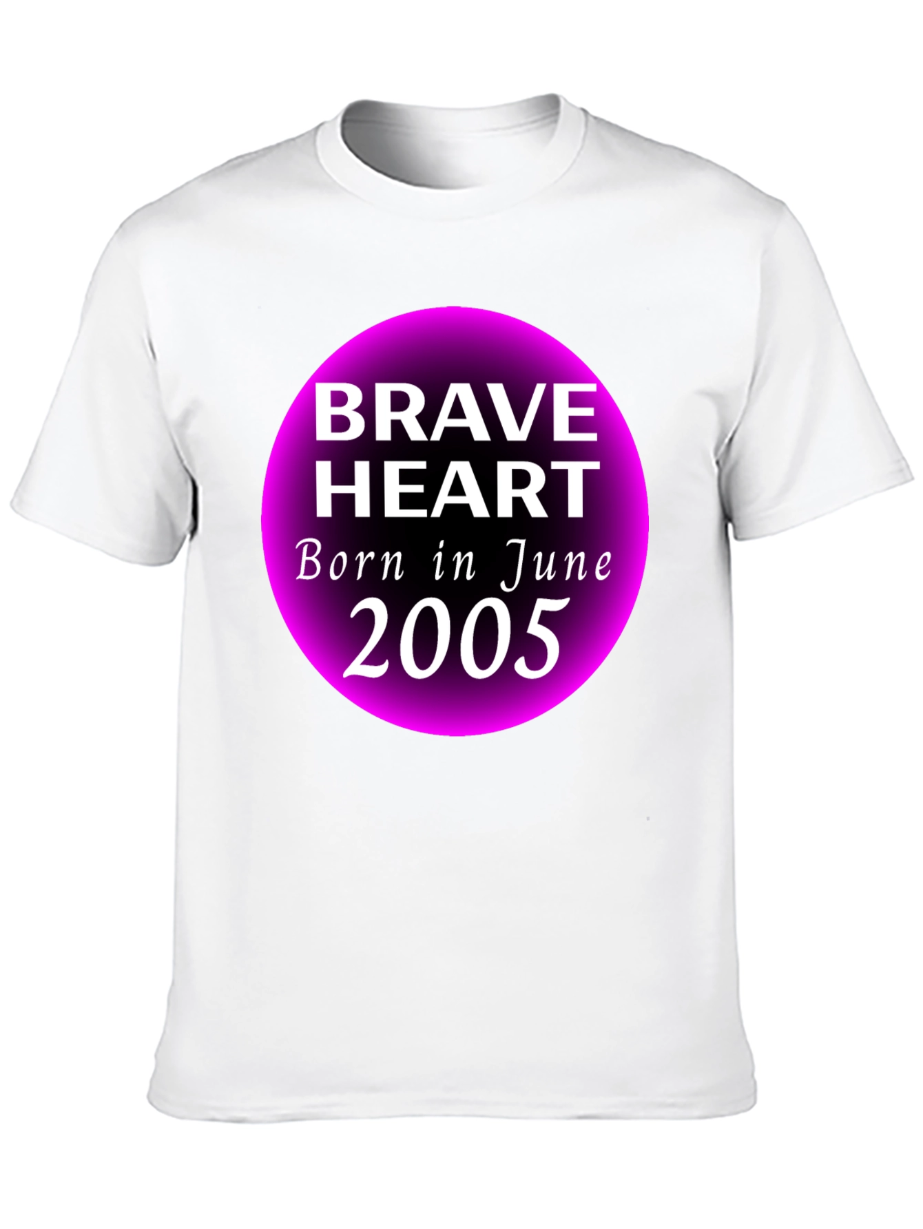 Brave Heart June 2005 Black Graphic T-Shirt