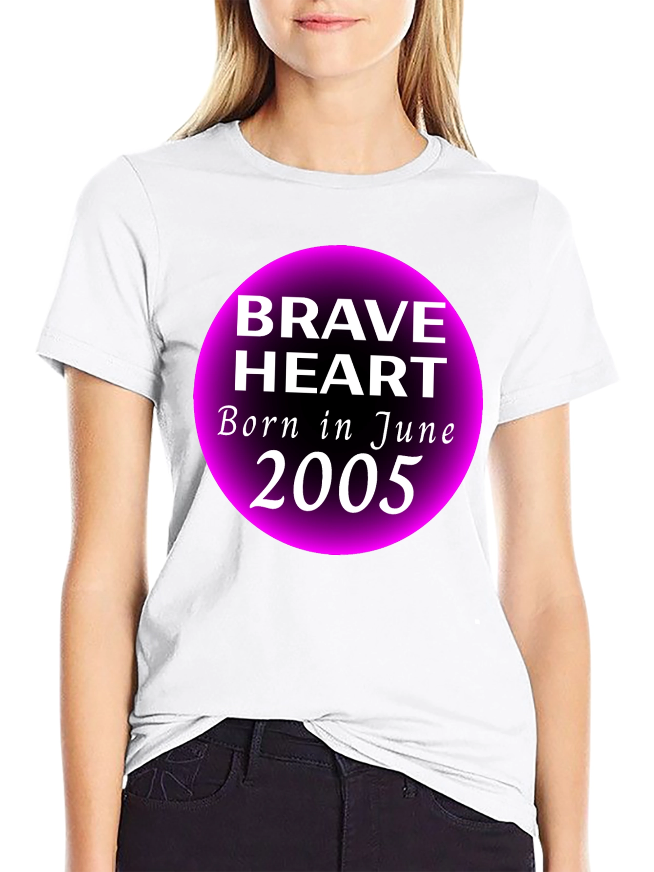 Brave Heart June 2005 Black Graphic T-Shirt