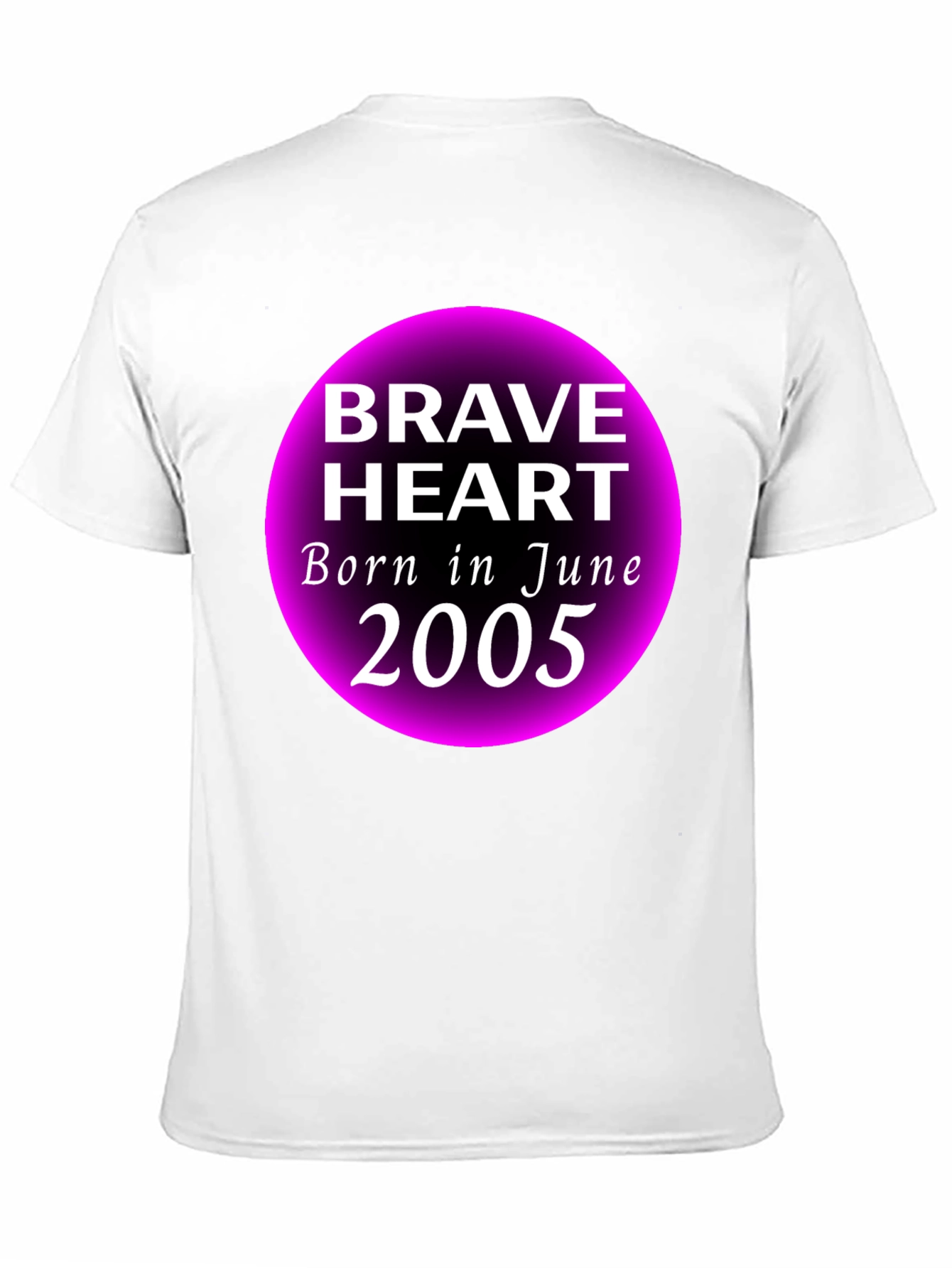 Brave Heart June 2005 Black Graphic T-Shirt