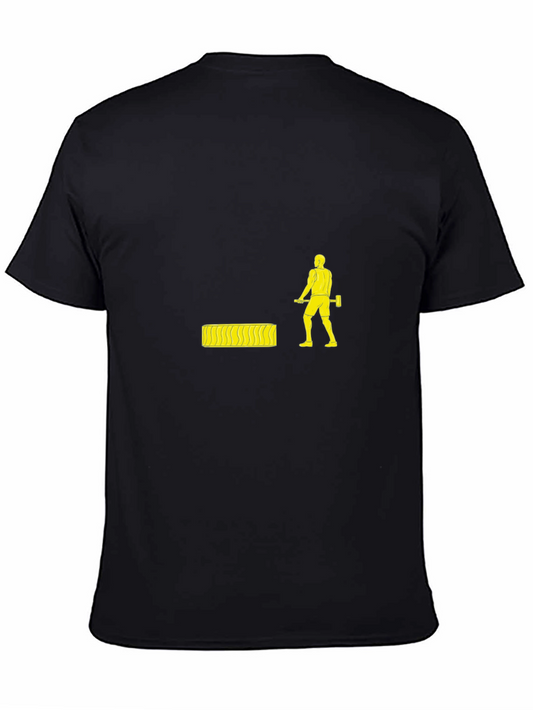 Sledgehammer Tire Workout Black Tee