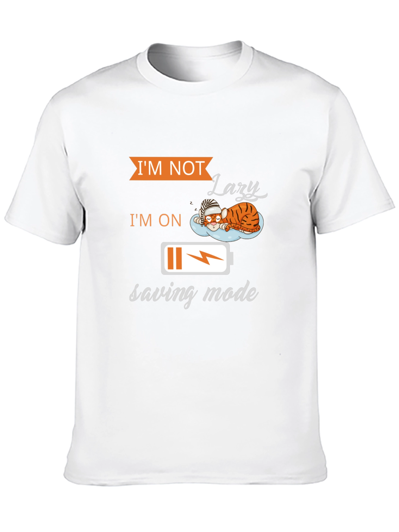 Lazy Saving Mode T-Shirt - Funny Graphic Tee