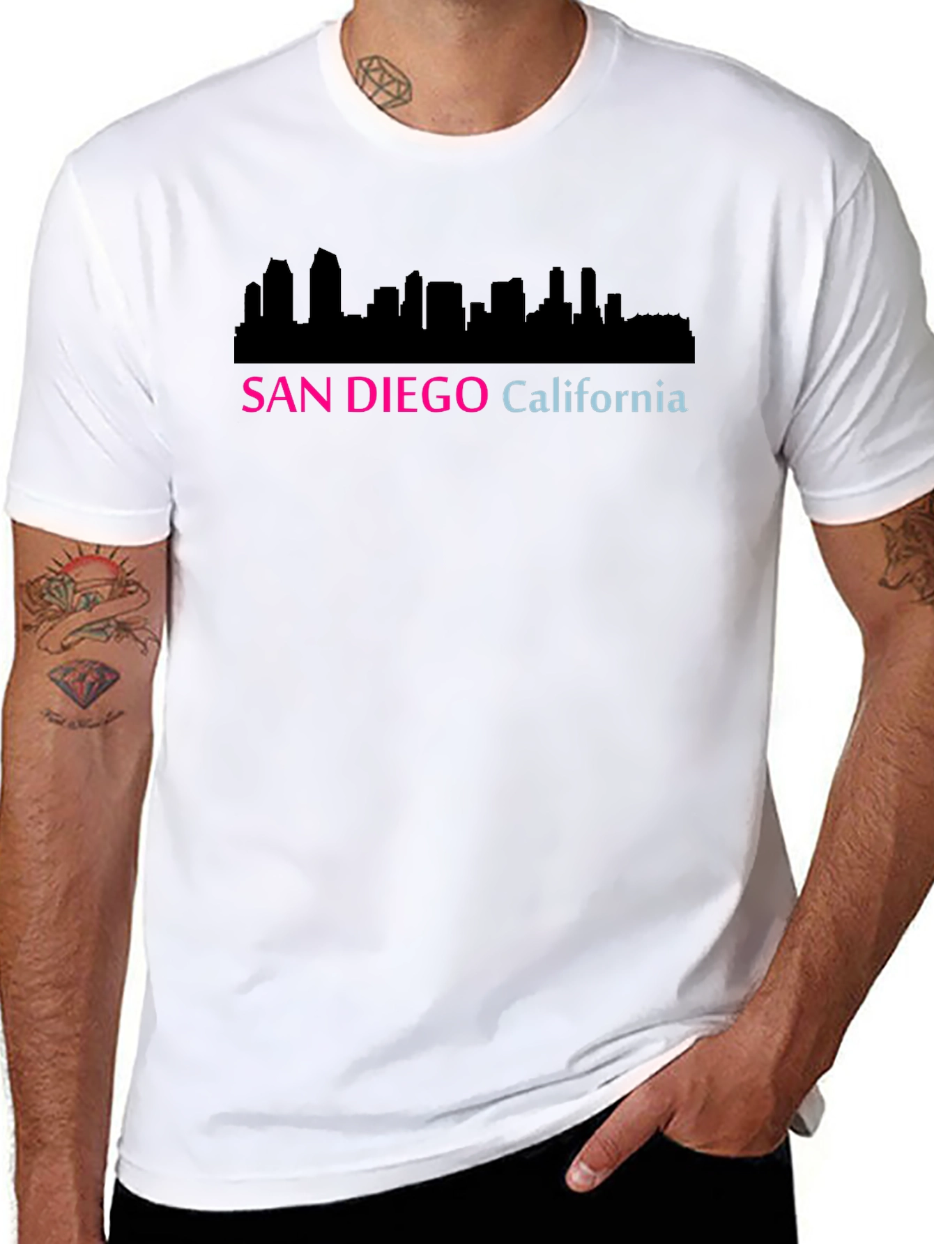 San Diego Skyline Graphic Tee