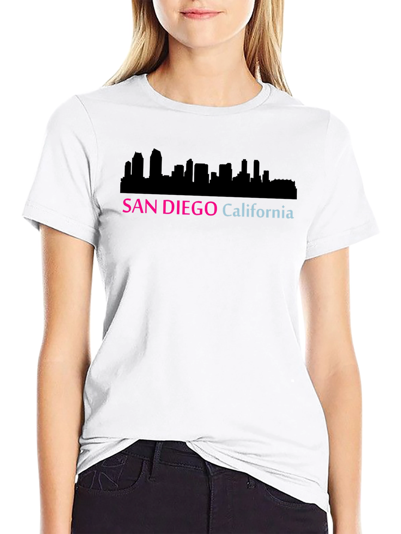San Diego Skyline Graphic Tee