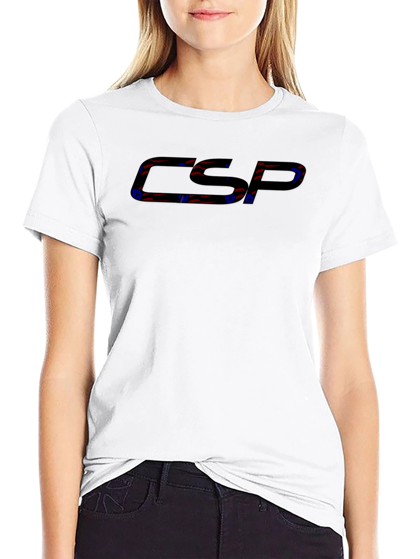 CSP Black T-Shirt Stylish Graphic Tee