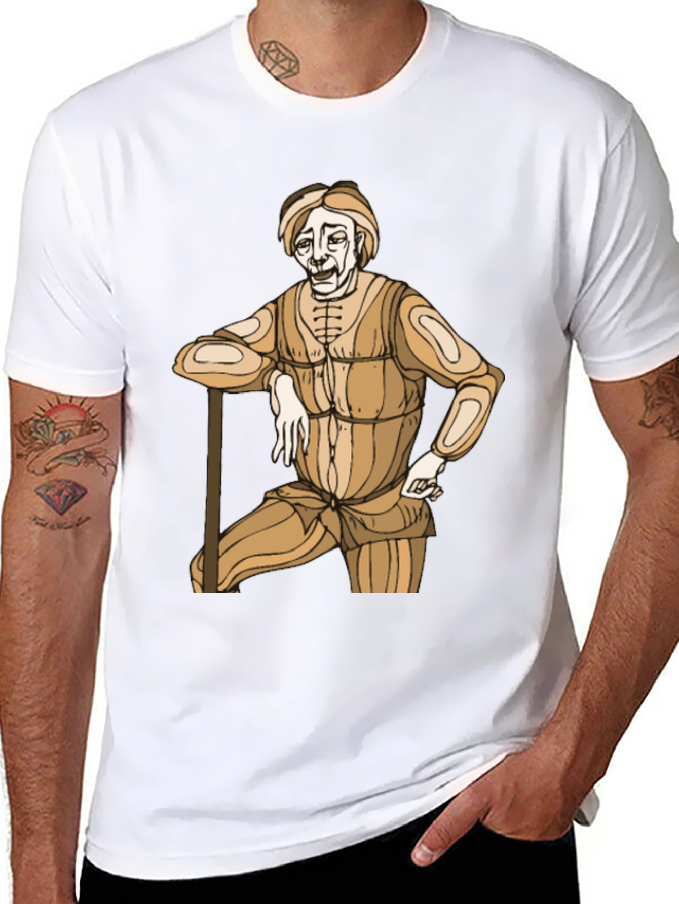 Retro Cartoon Graphic Tee - Black