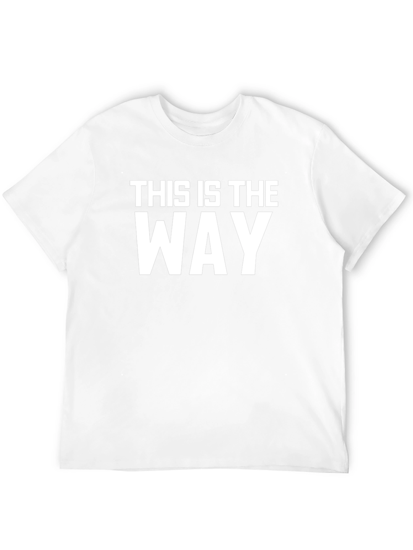 This Is The Way T-Shirt - Black Cotton Tee