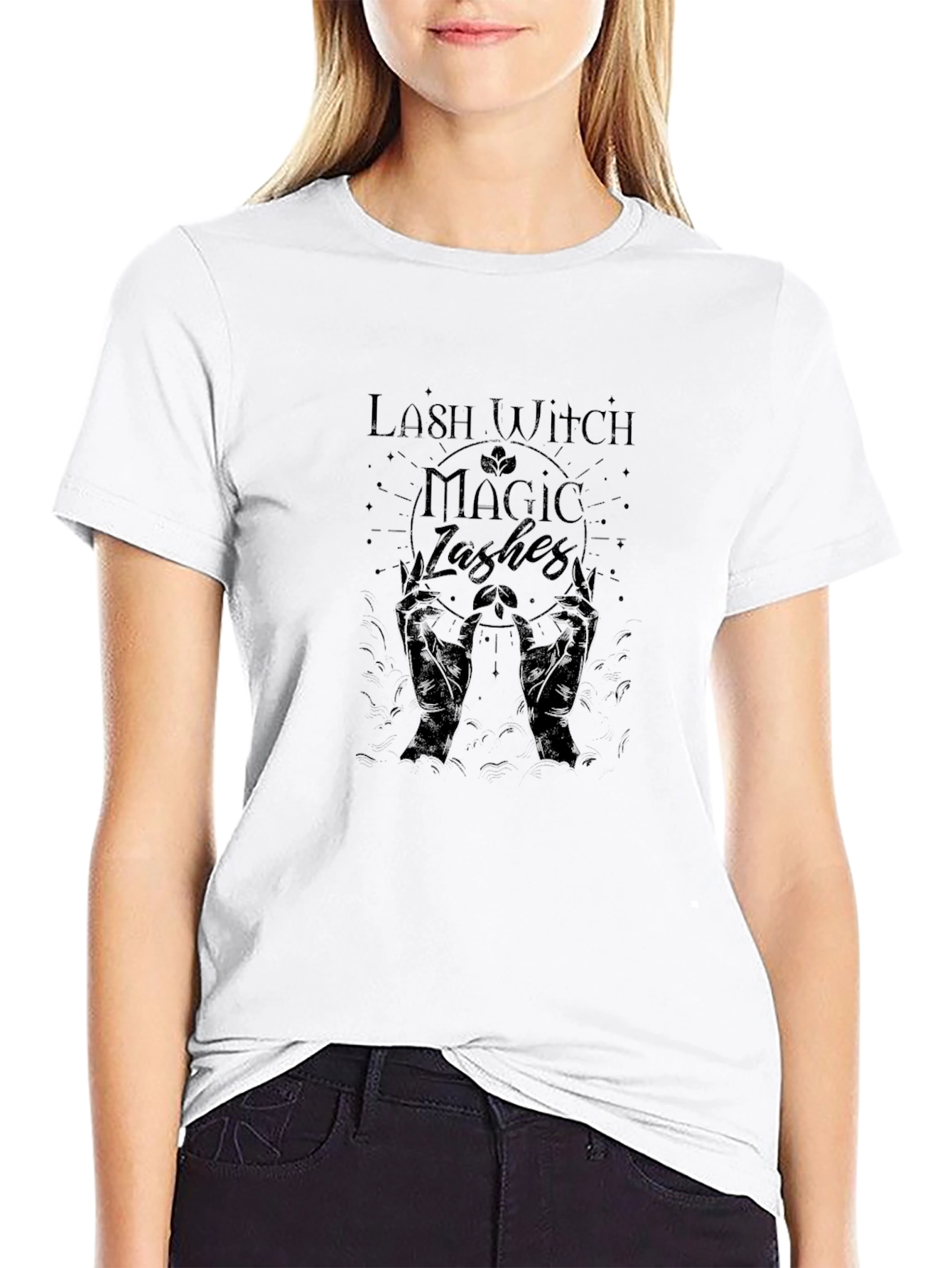 Lash Witch Magic Lashes Black Graphic Tee