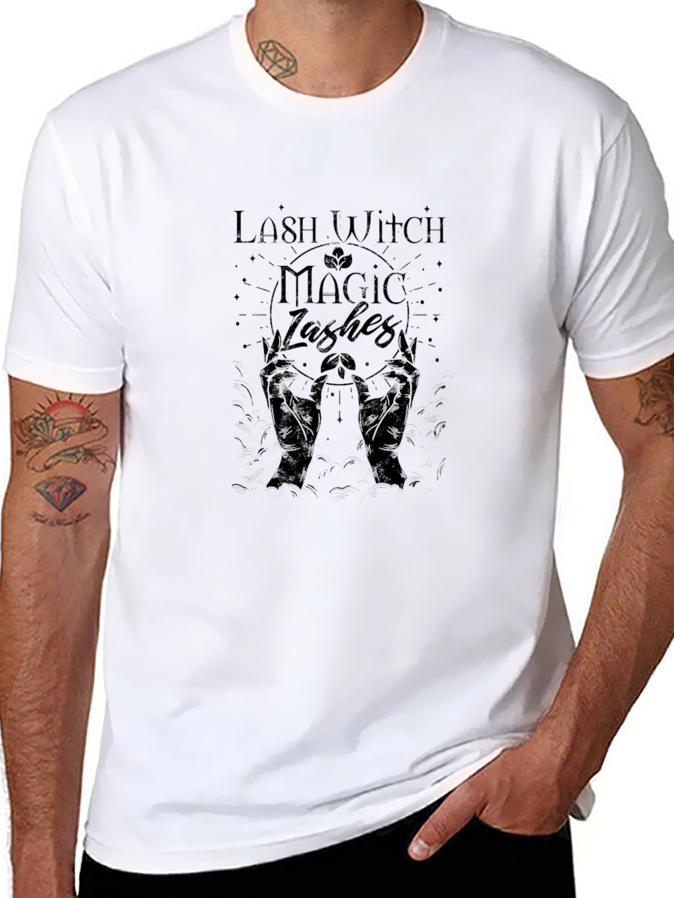 Lash Witch Magic Lashes Black Graphic Tee