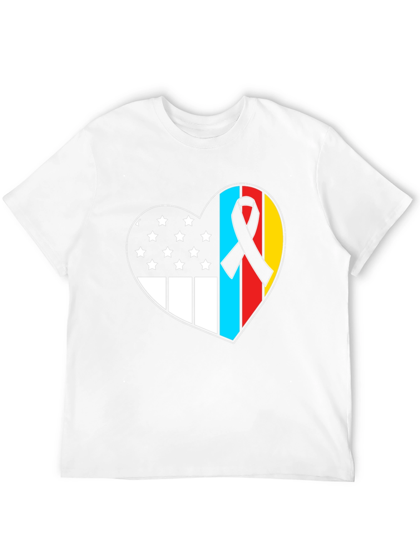 Heart Flag Patriotic T-Shirt