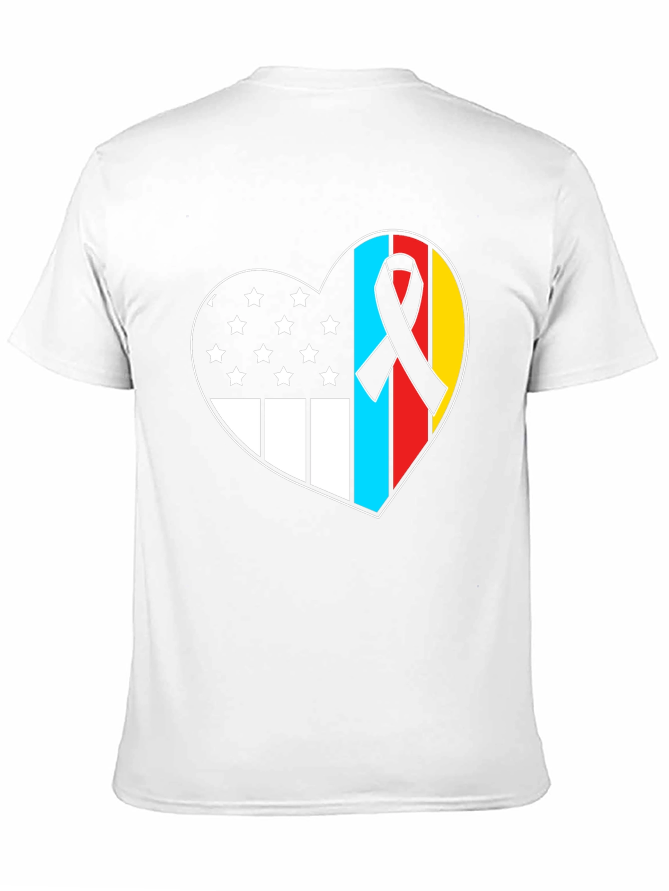 Heart Flag Patriotic T-Shirt