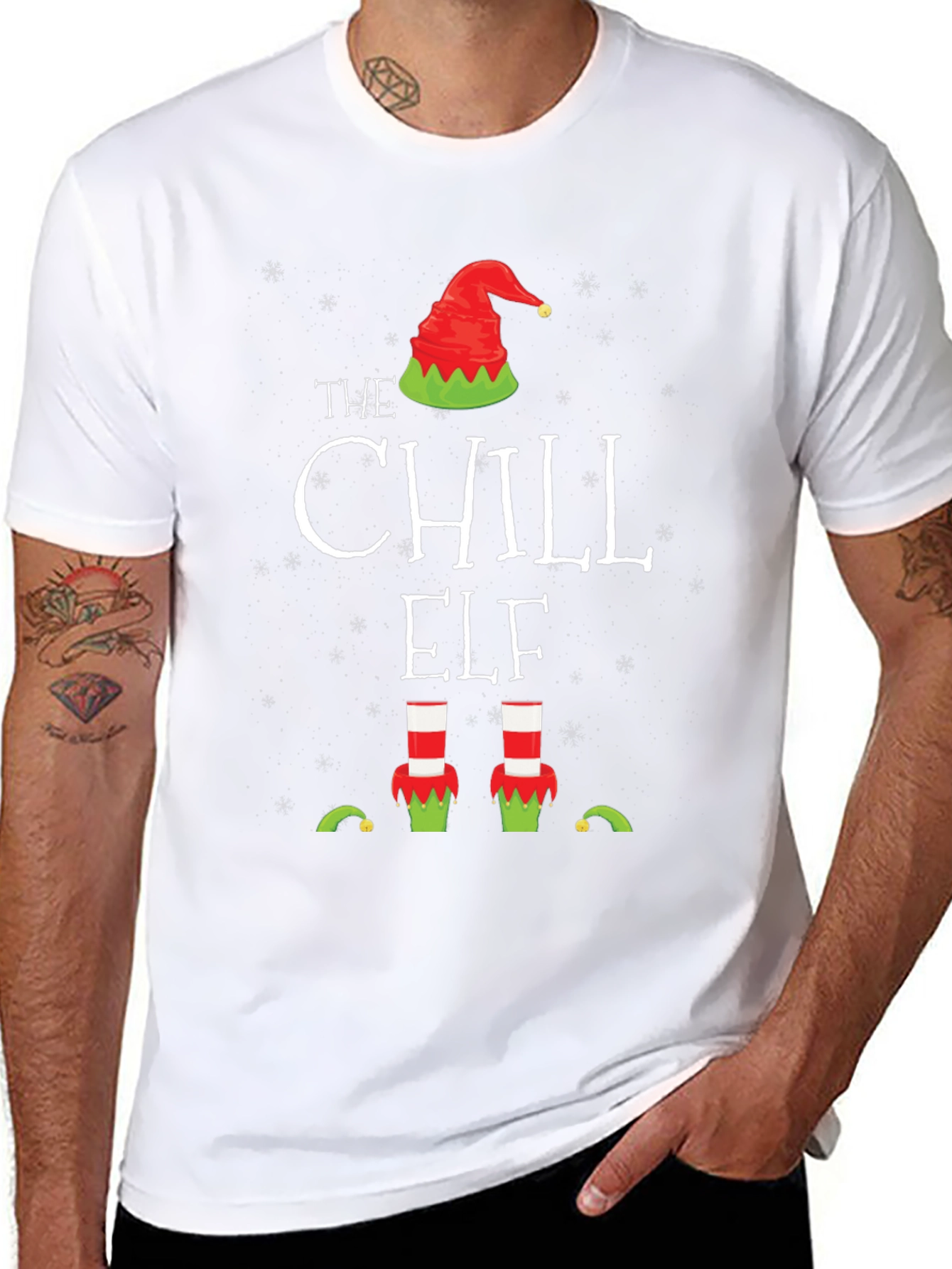 The Chill Elf Christmas T-Shirt