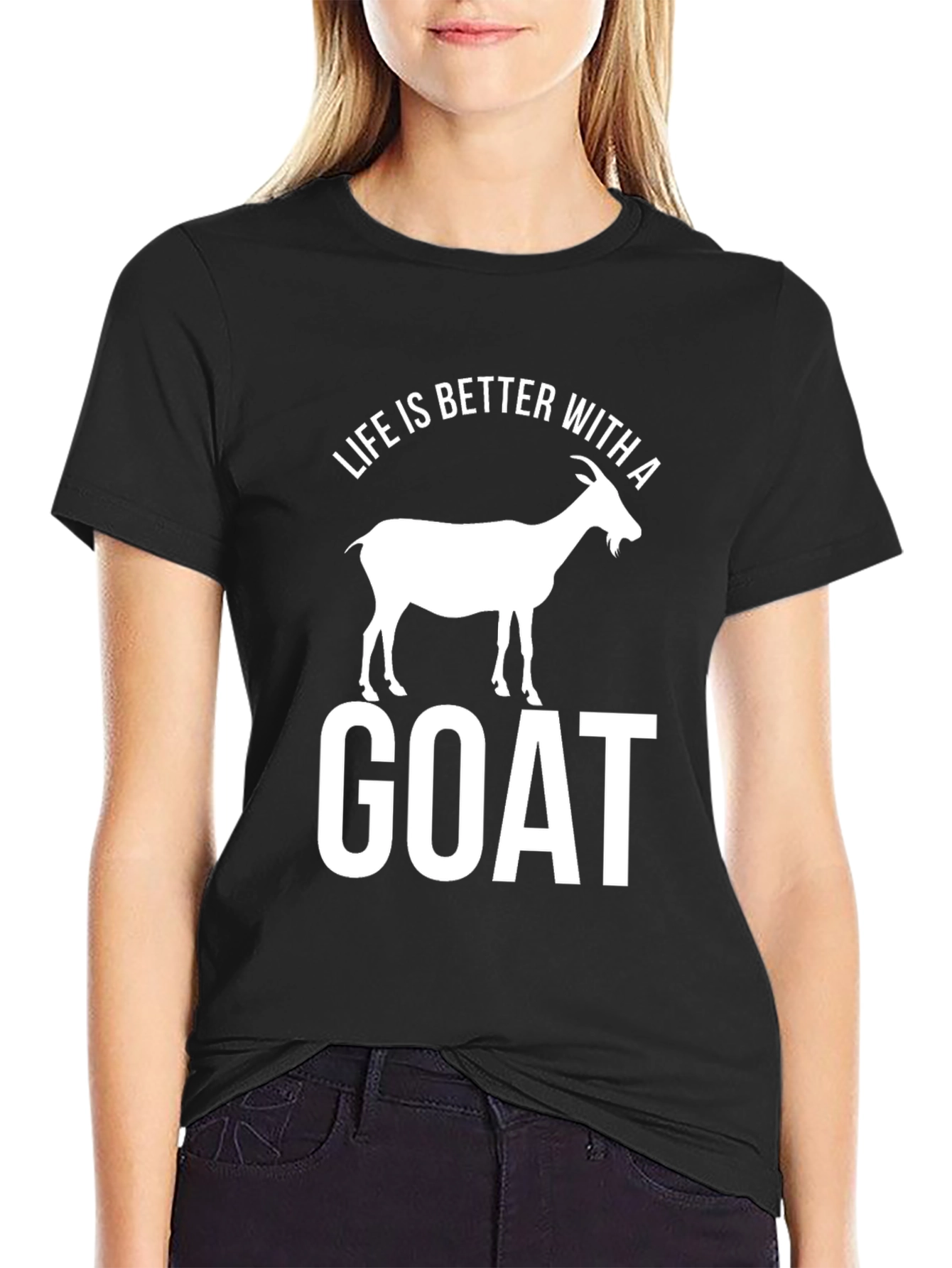 Life is Better with a Goat T-Shirt