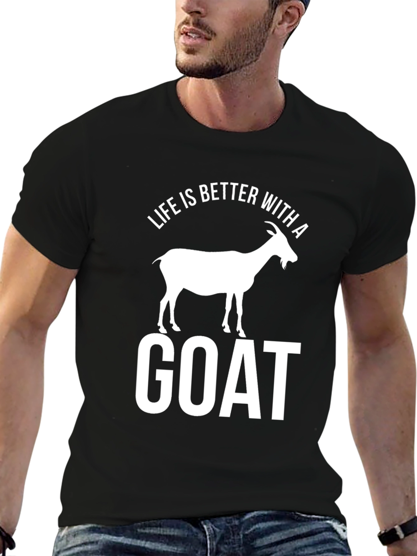 Life is Better with a Goat T-Shirt