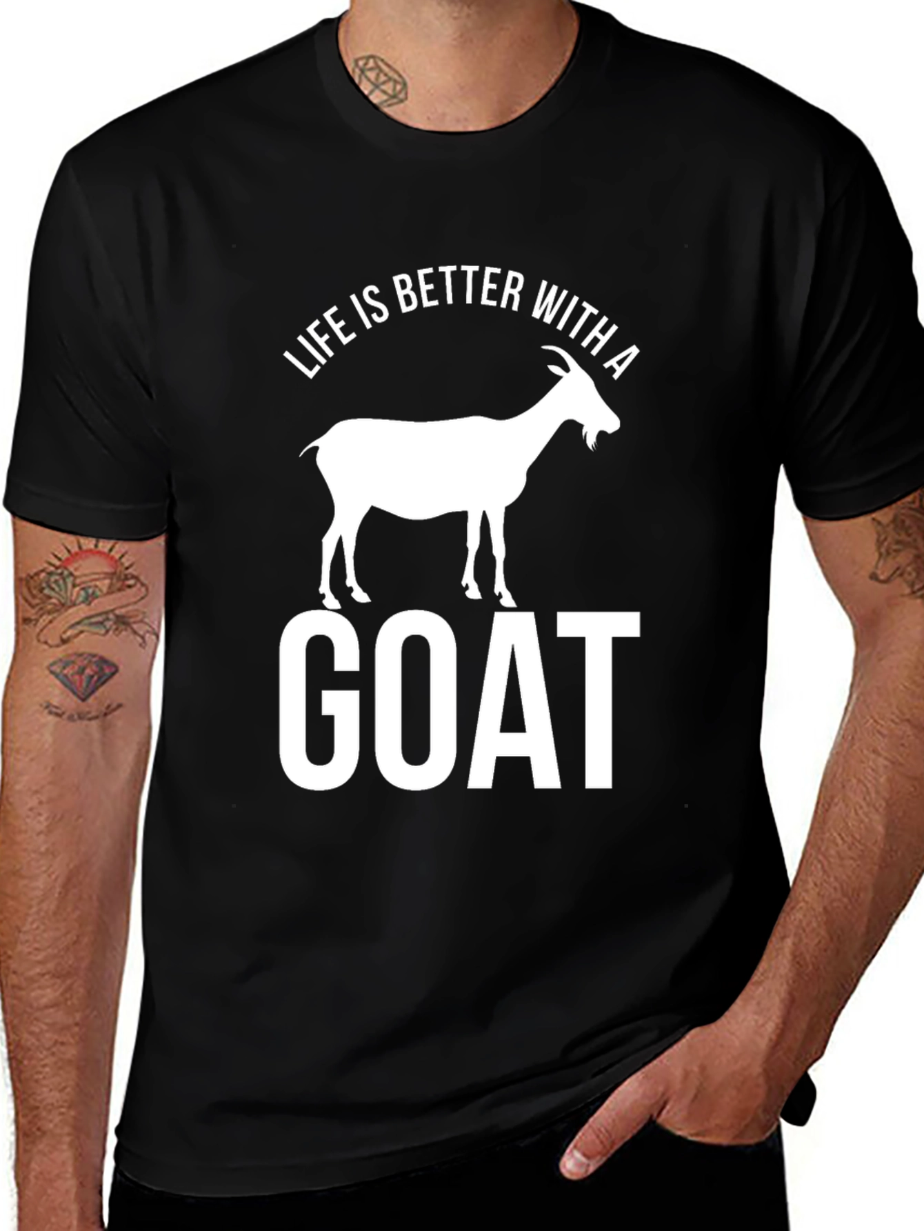 Life is Better with a Goat T-Shirt