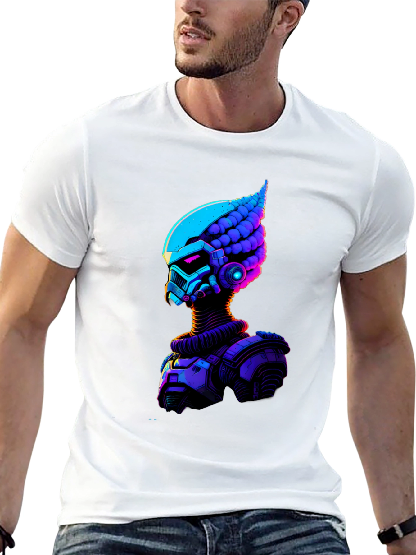 Cyberpunk T-Shirt - Sci-Fi Style