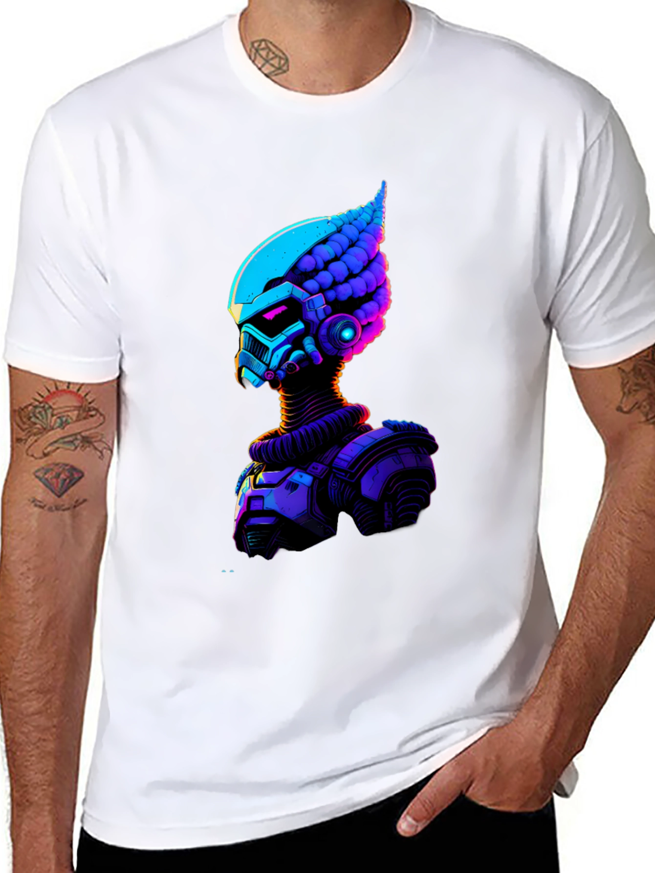 Cyberpunk T-Shirt - Sci-Fi Style