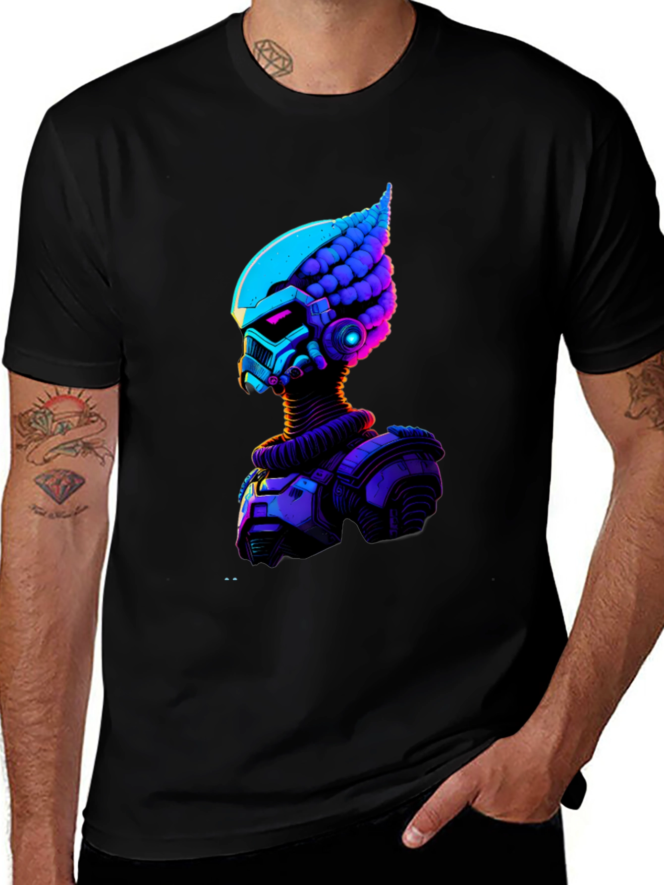 Cyberpunk T-Shirt - Sci-Fi Style