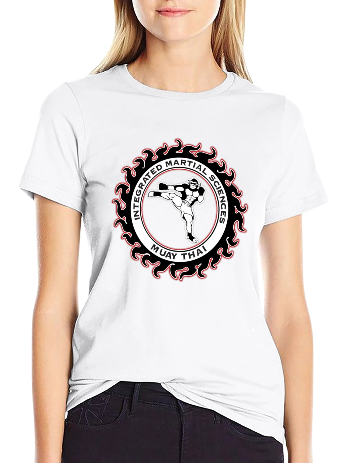 Muay Thai Martial Arts Black T-Shirt
