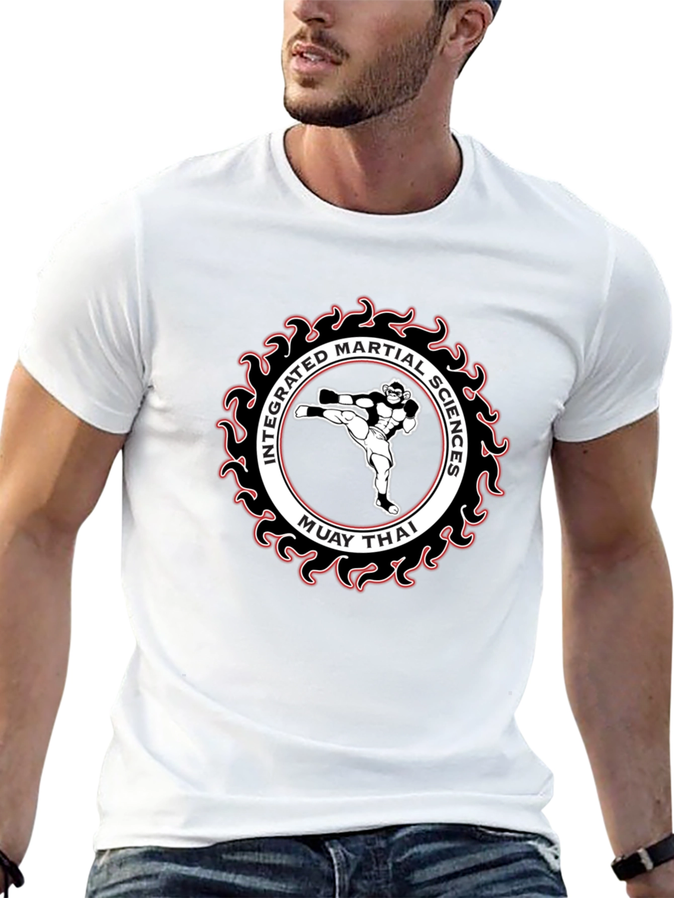 Muay Thai Martial Arts Black T-Shirt