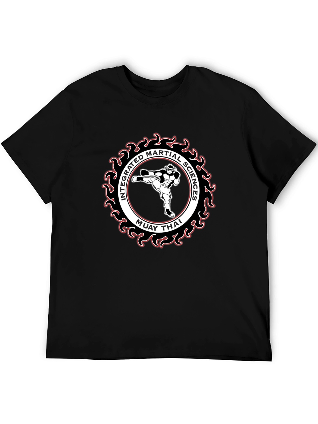 Muay Thai Martial Arts Black T-Shirt