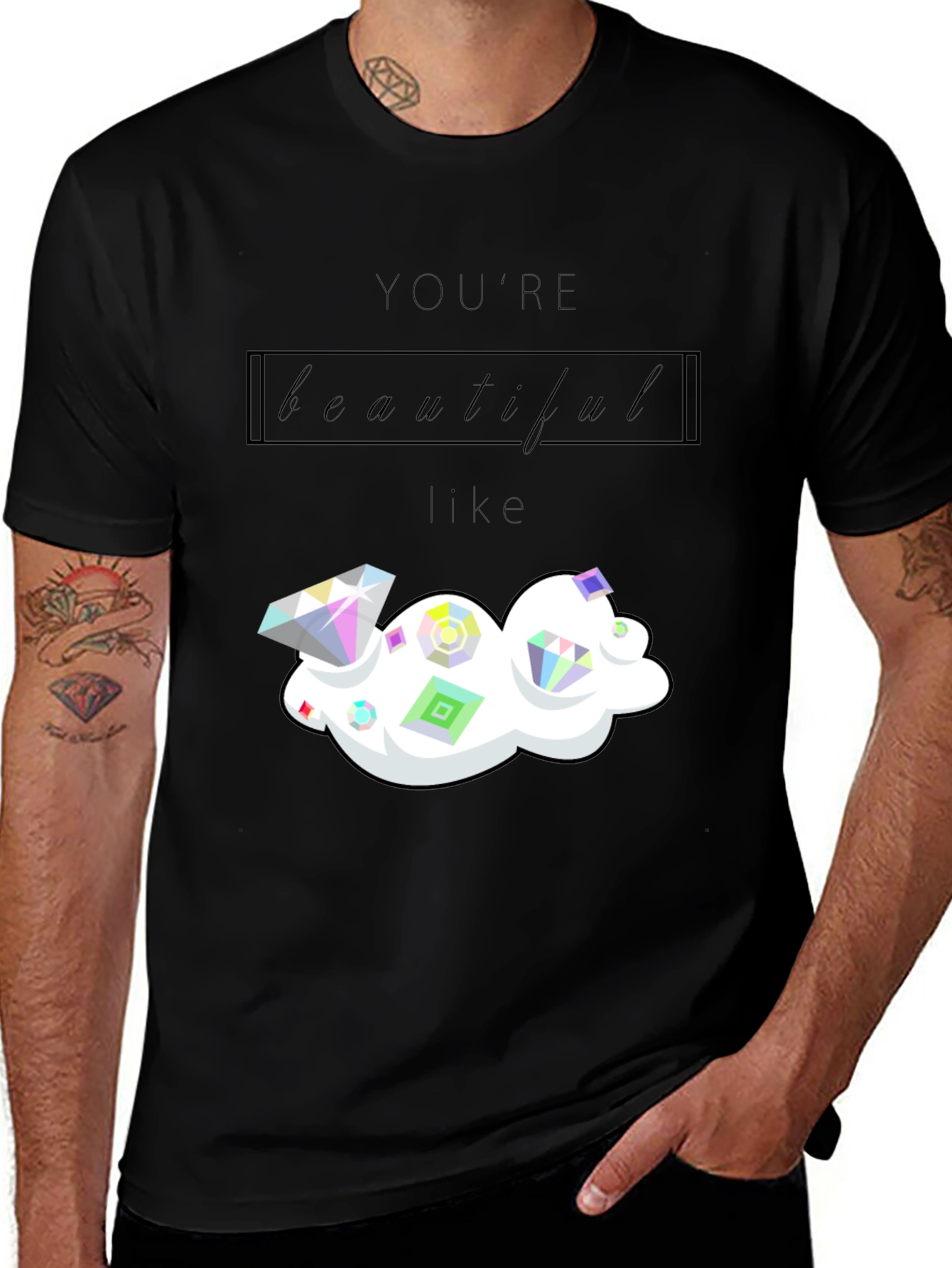 Youre Beautiful Like Diamond Graphic Tee