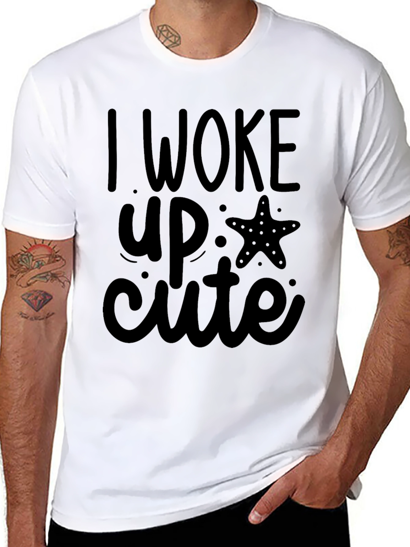 I Woke Up Cute Graphic Tee