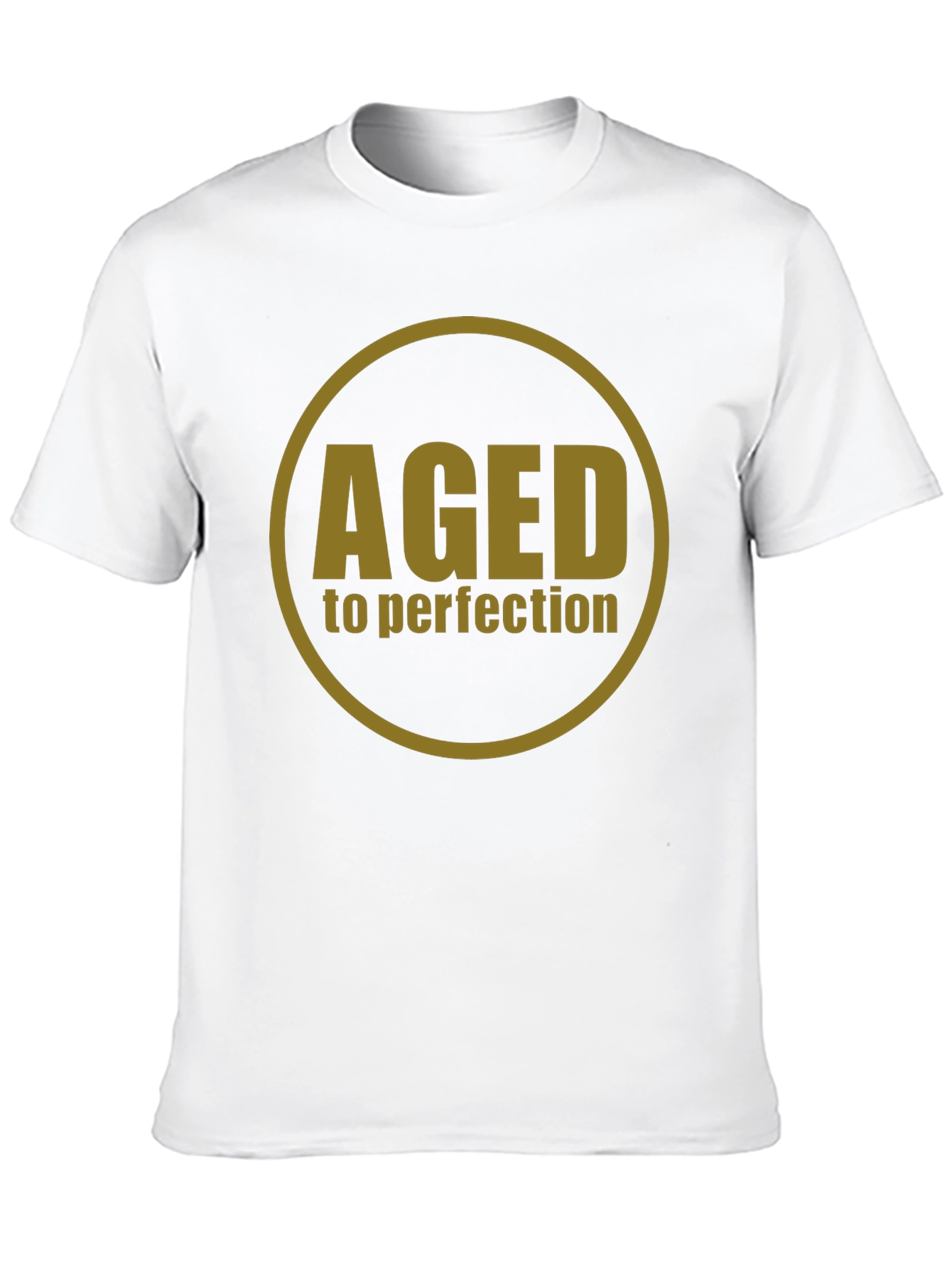 Aged to Perfection Black Graphic Tee