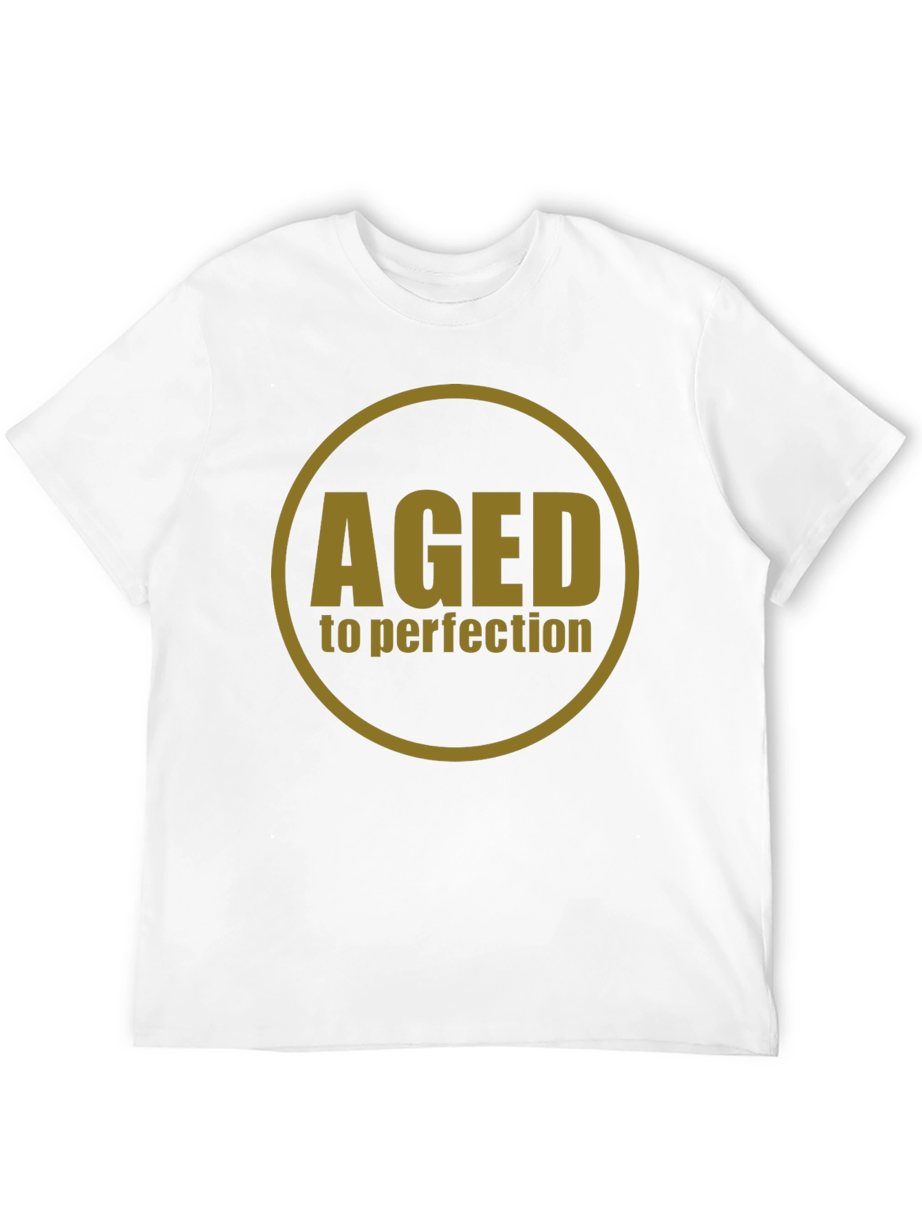 Aged to Perfection Black Graphic Tee