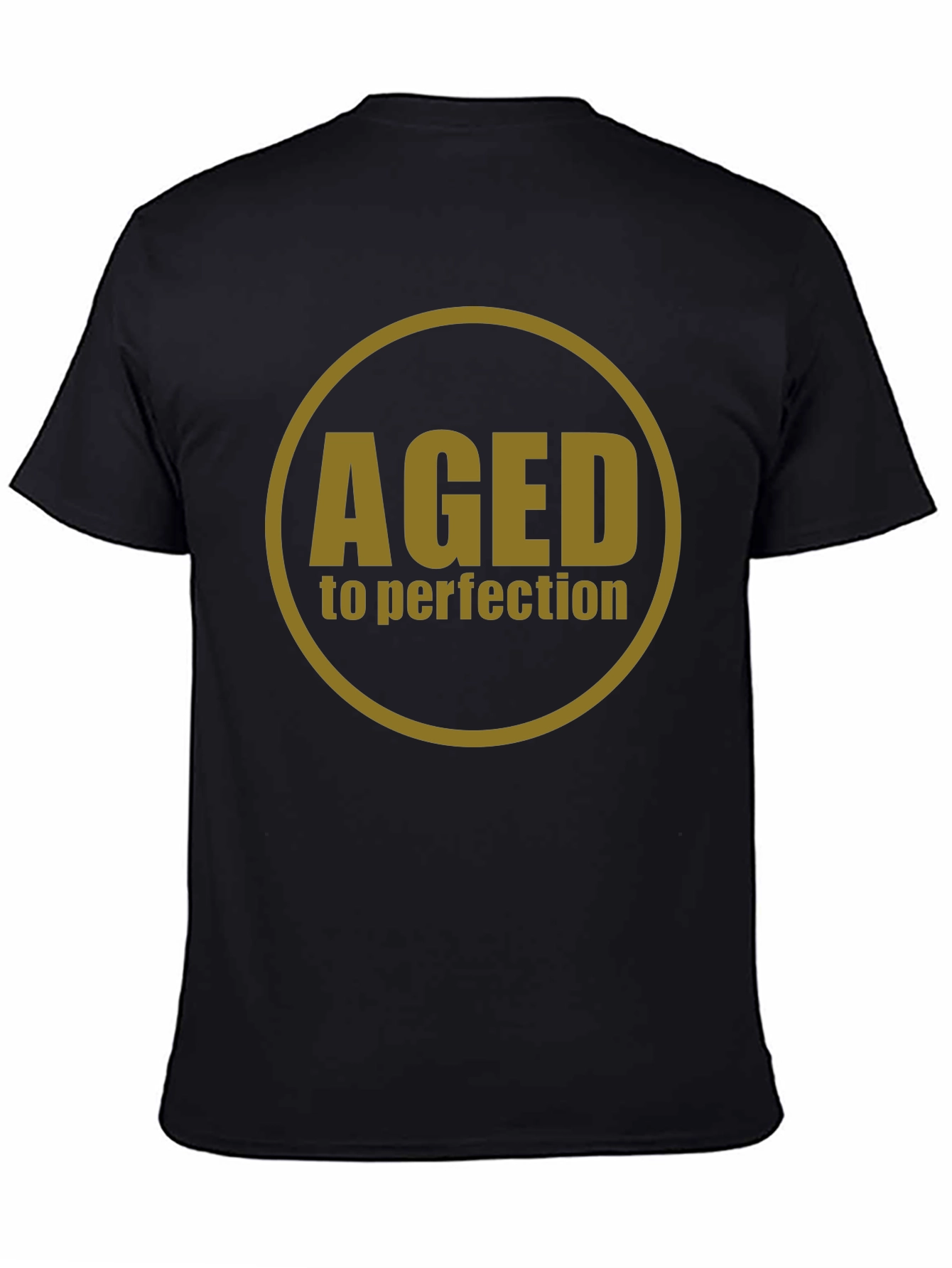 Aged to Perfection Black Graphic Tee