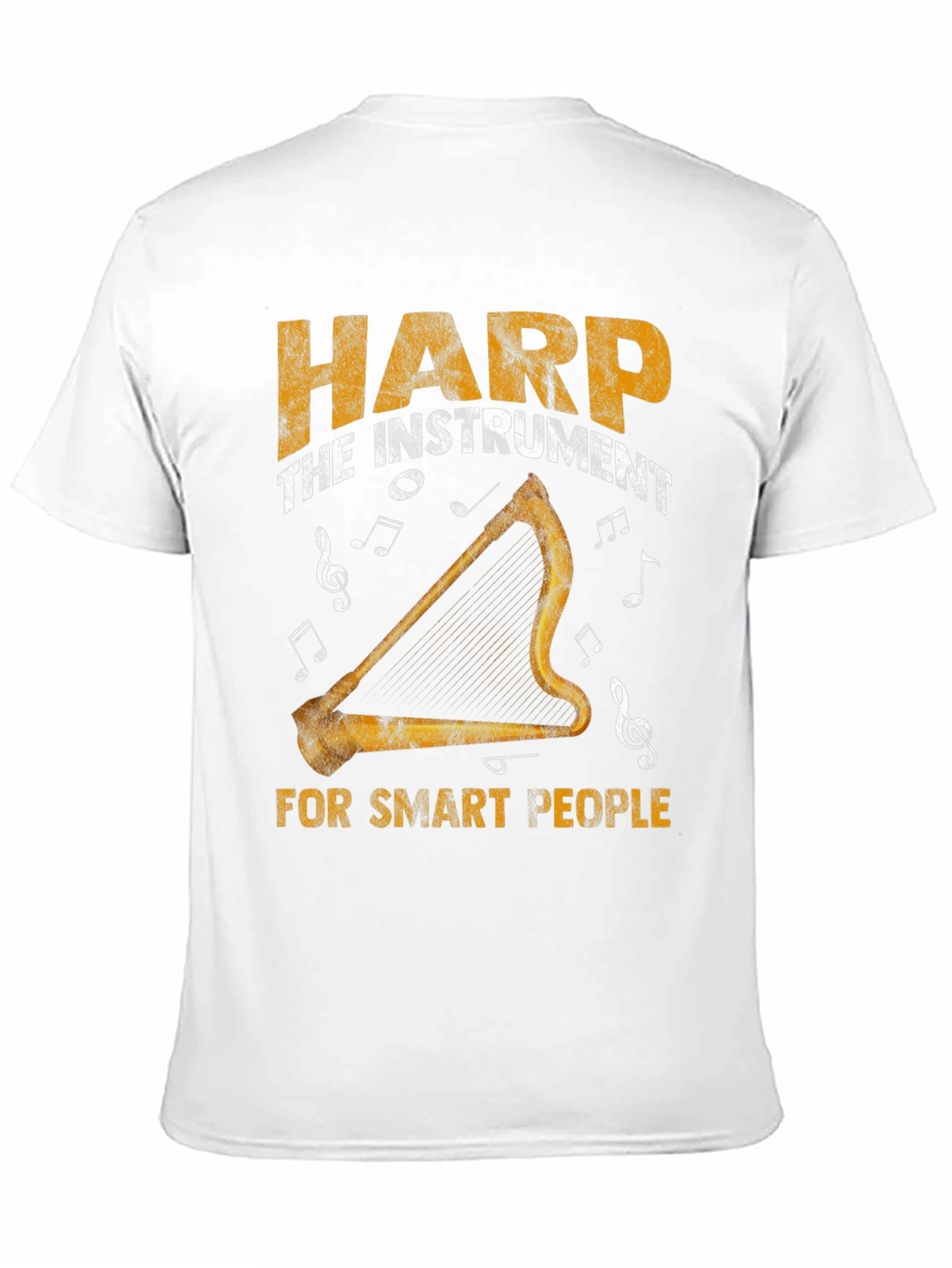 Harp Instrument T-Shirt - For Smart People