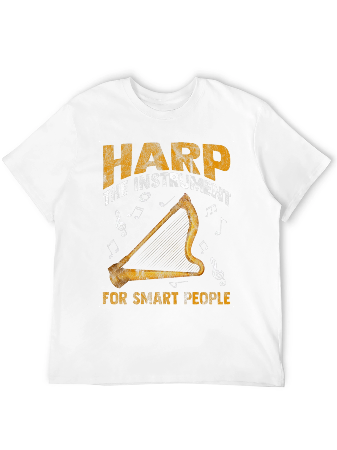 Harp Instrument T-Shirt - For Smart People