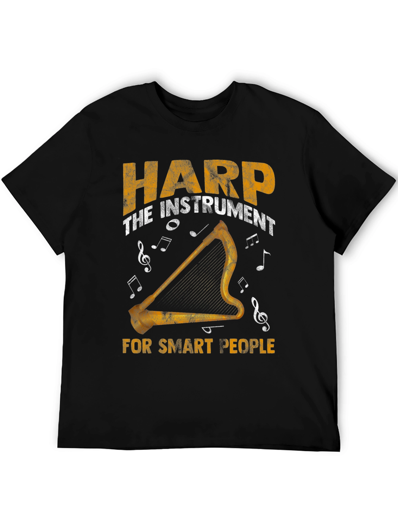 Harp Instrument T-Shirt - For Smart People